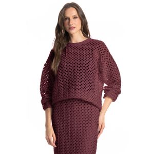 Blusa Com Manga Mangostim