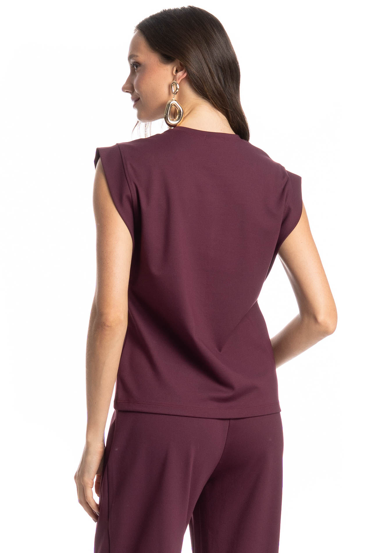 Blusa Lavinia Vinho - Imagem 2
