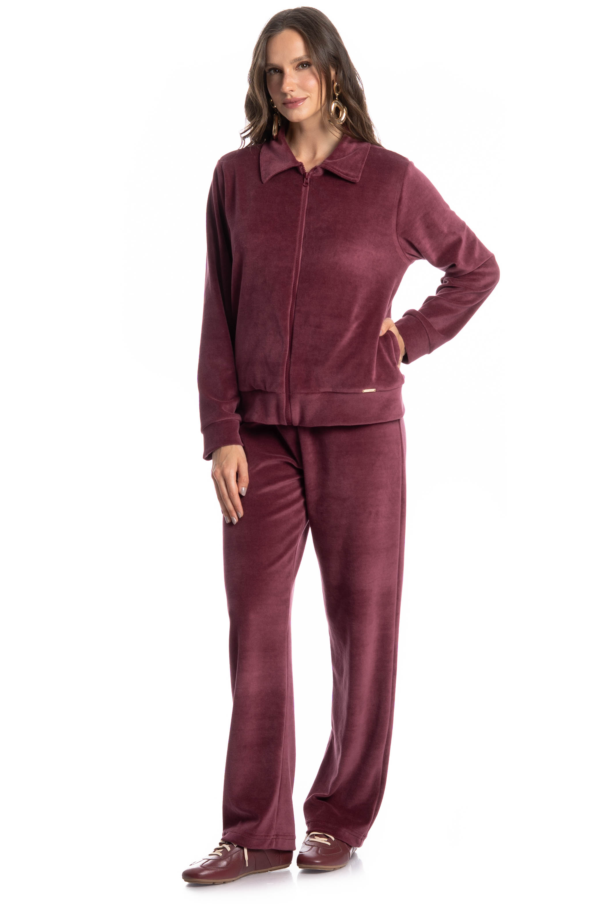 Conjunto Feminino Verona Vermelho - Imagem 1