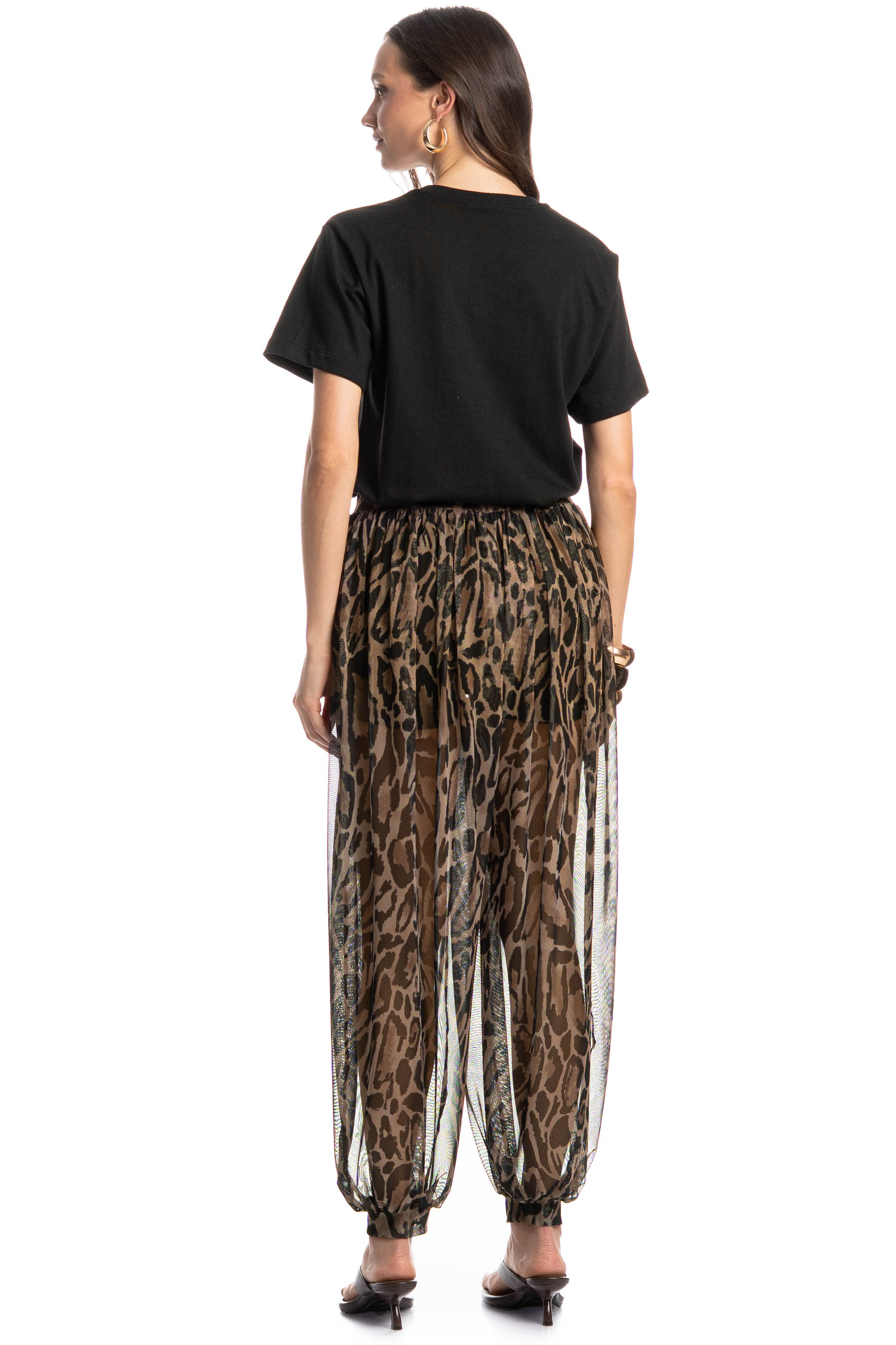 Calça Tule Onça Marrom - Imagem 2