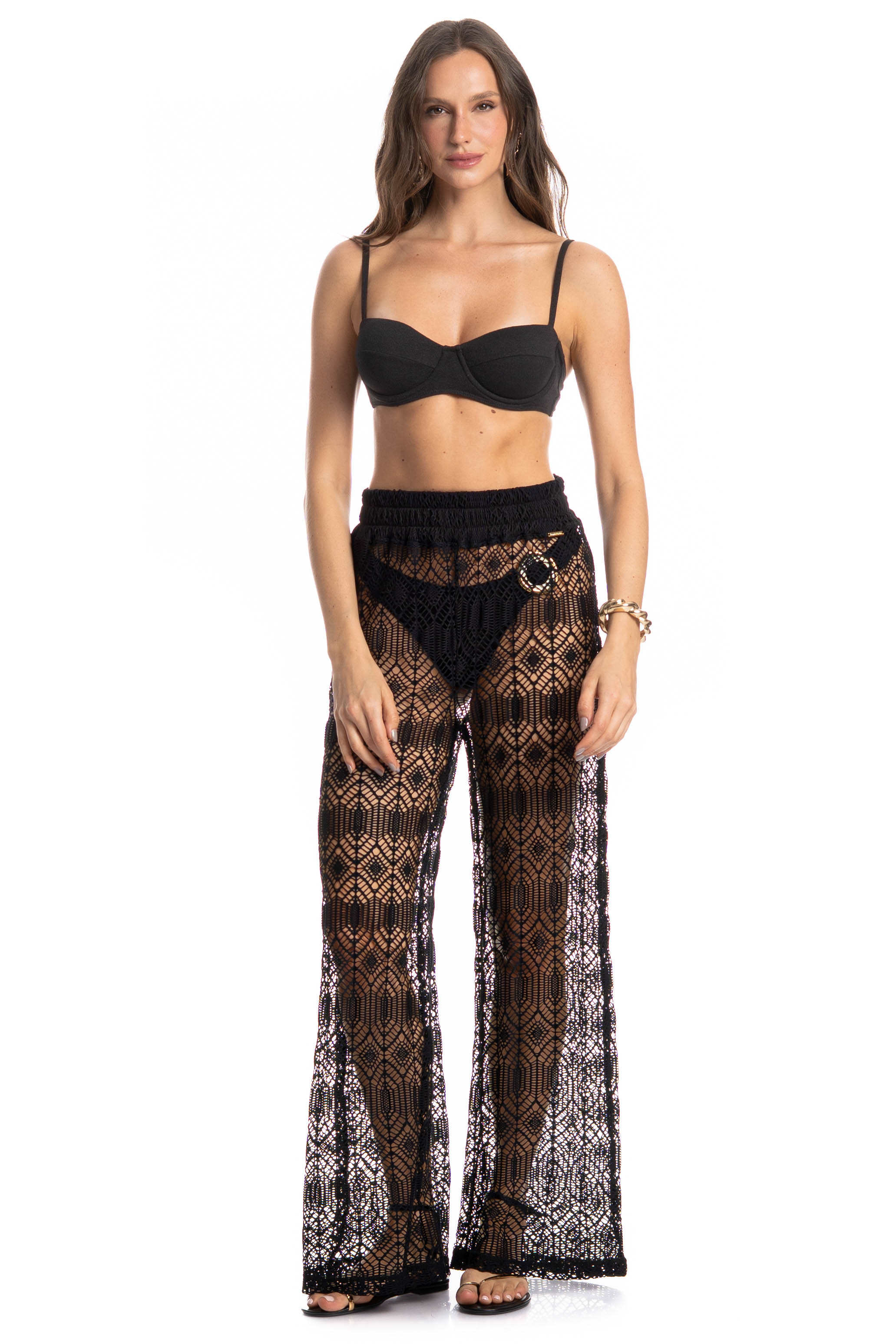 Calça Feminina Estocolmo Preto - Imagem 1