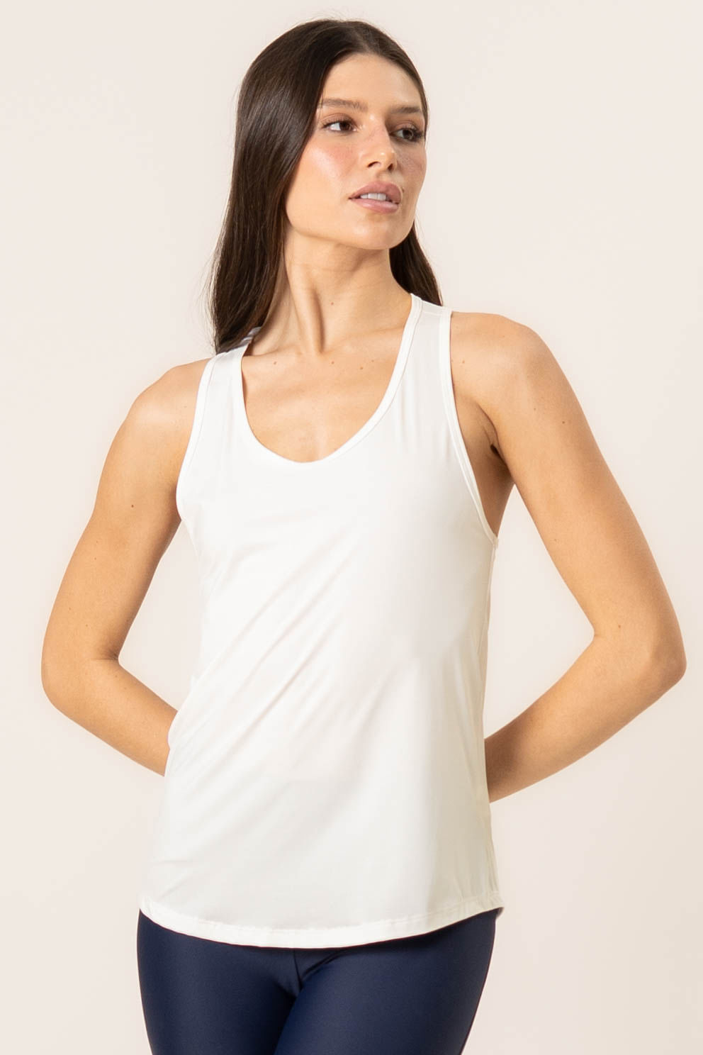 Regata Nadador Pulse Vivame Branco - Imagem 1