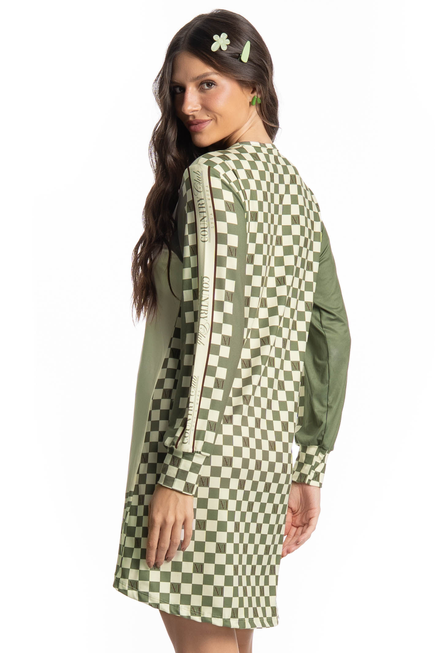 Camisão Manga Longa Country Moka Verde - Imagem 2