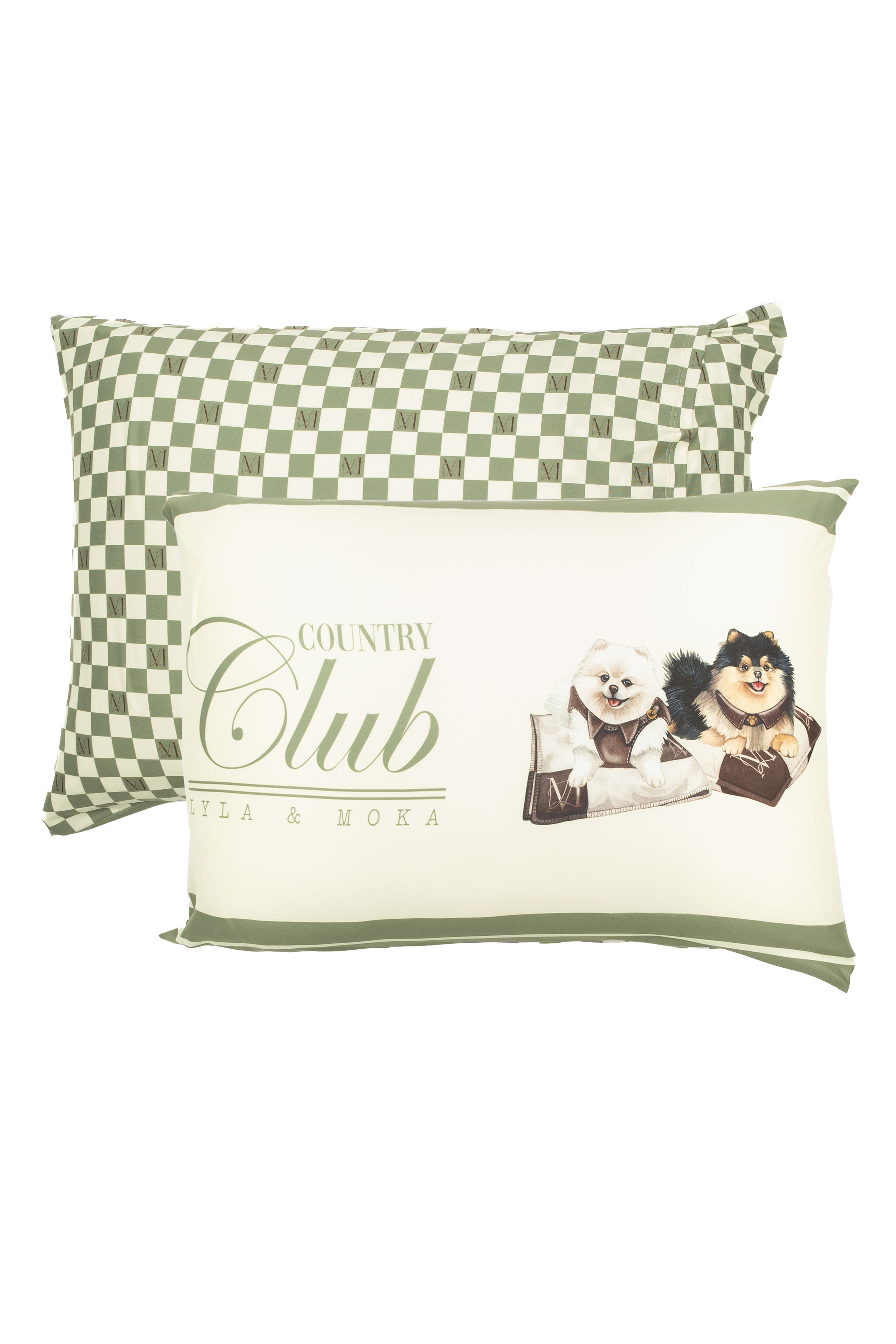 Kit Fronha Country Moka Verde - Imagem 1