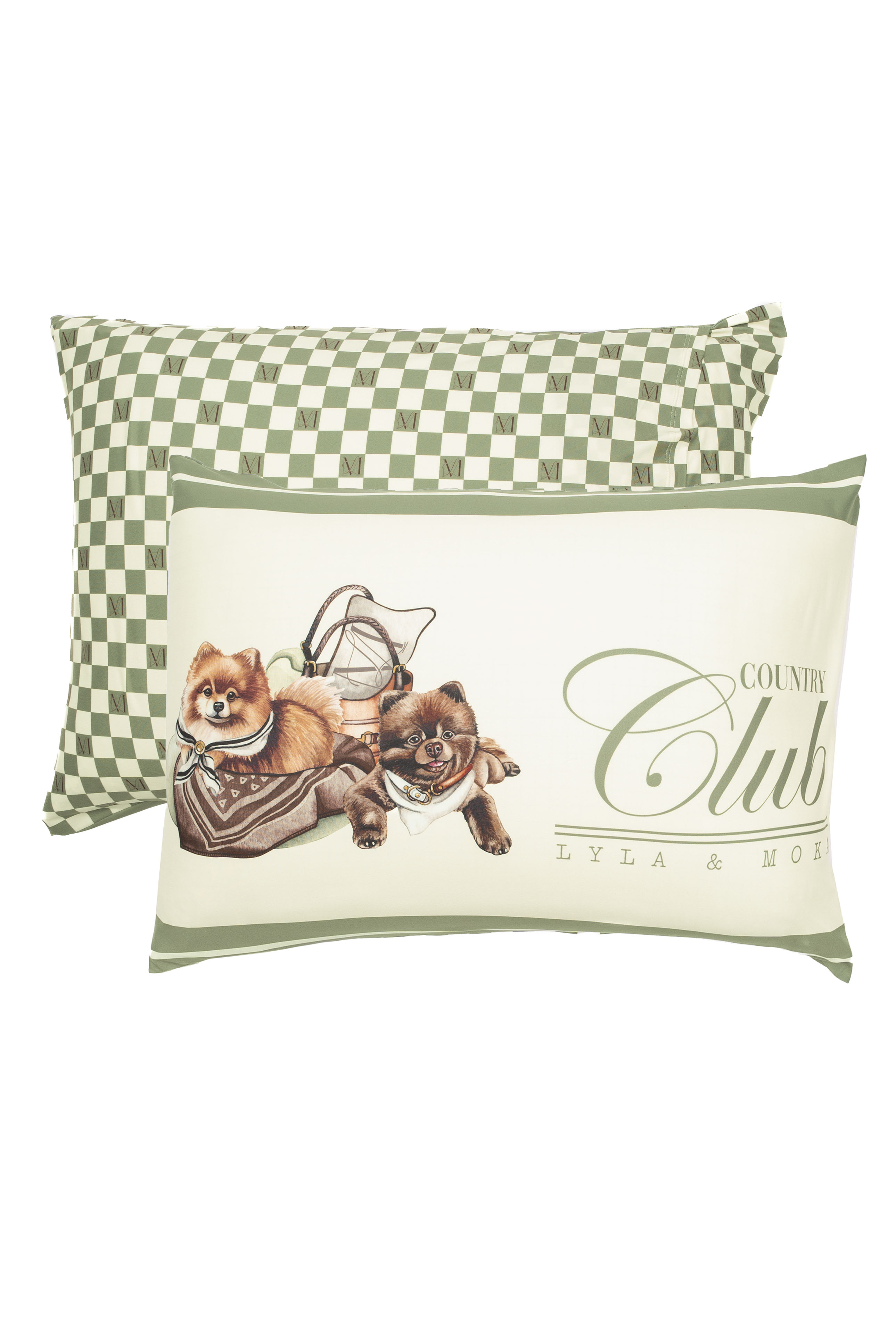 Kit Fronha Country Moka Verde - Imagem 2