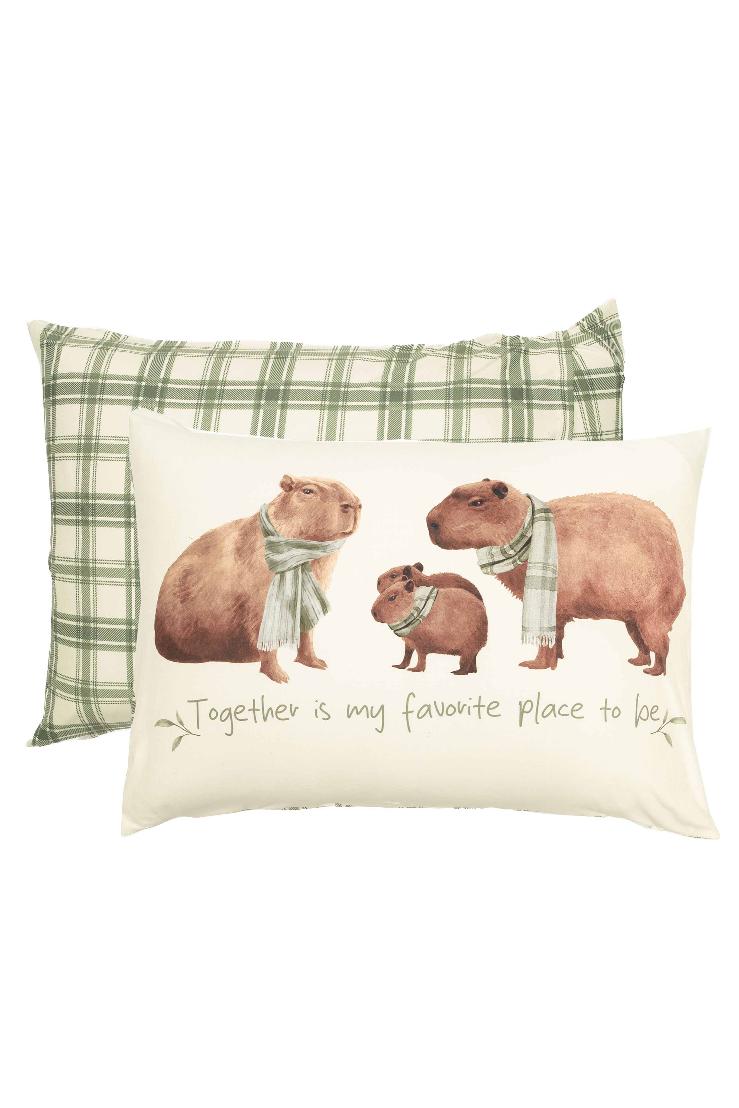 Kit Fronha Capivara Branco - Imagem 1