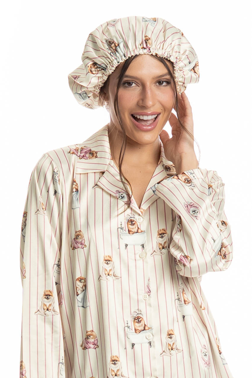 Touca Lyla Spa Branco - Imagem 1