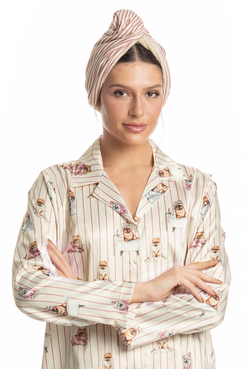 Touca Feminina Lyla Spa Branco - Imagem 1