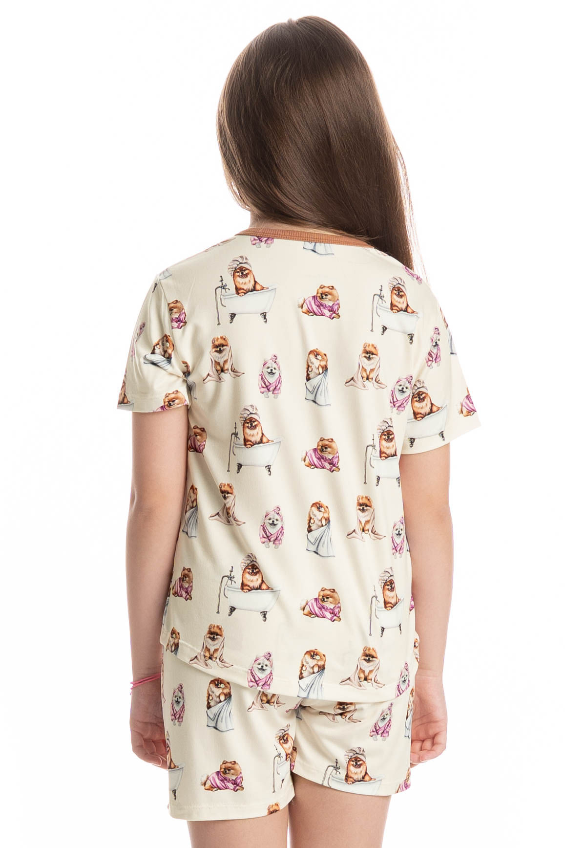 Pijama Infantil Curto Lyla Spa Branco - Imagem 2