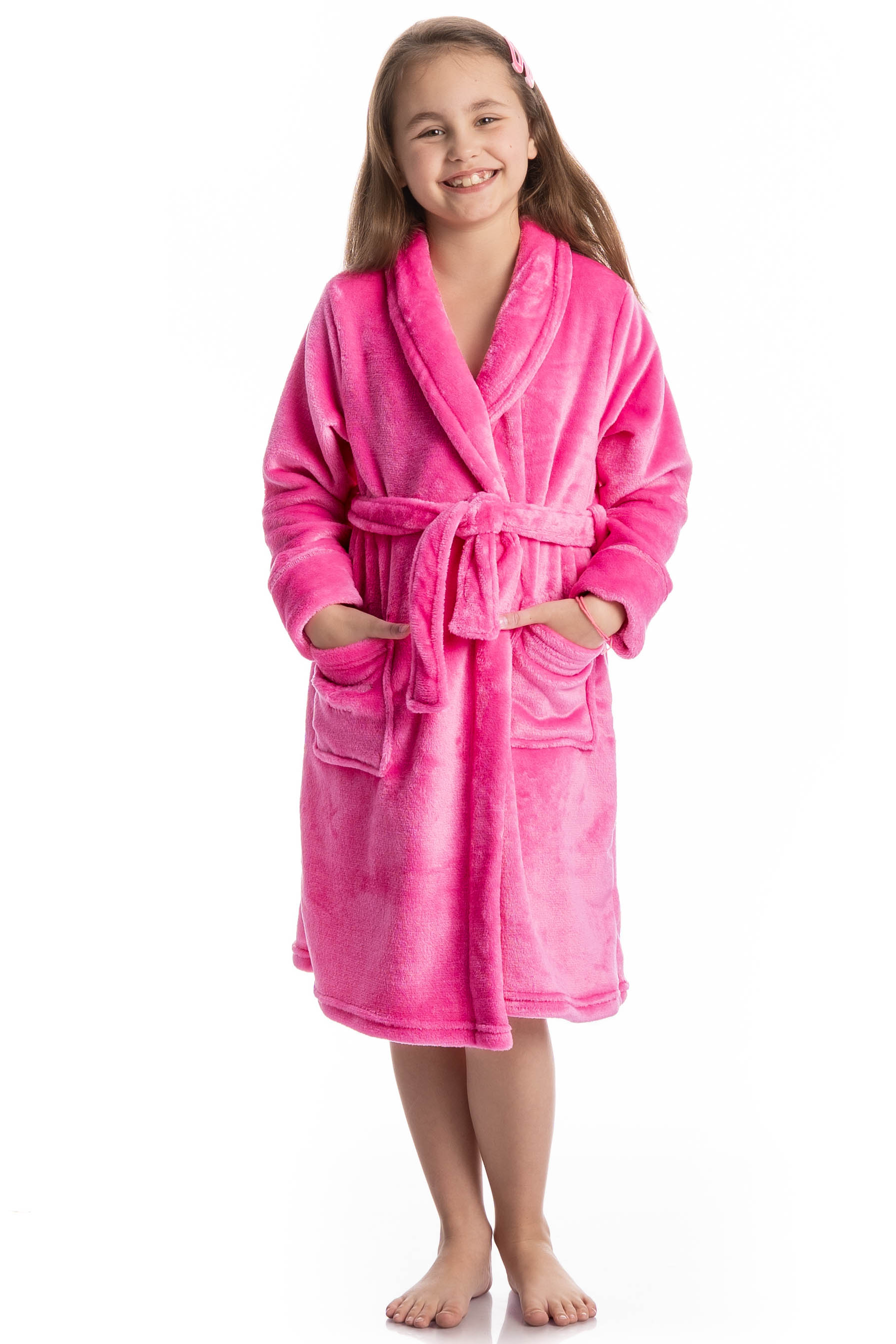 Robe Curto Infantil Manga Longa Lyla Spa Rosa-3 - Imagem 1