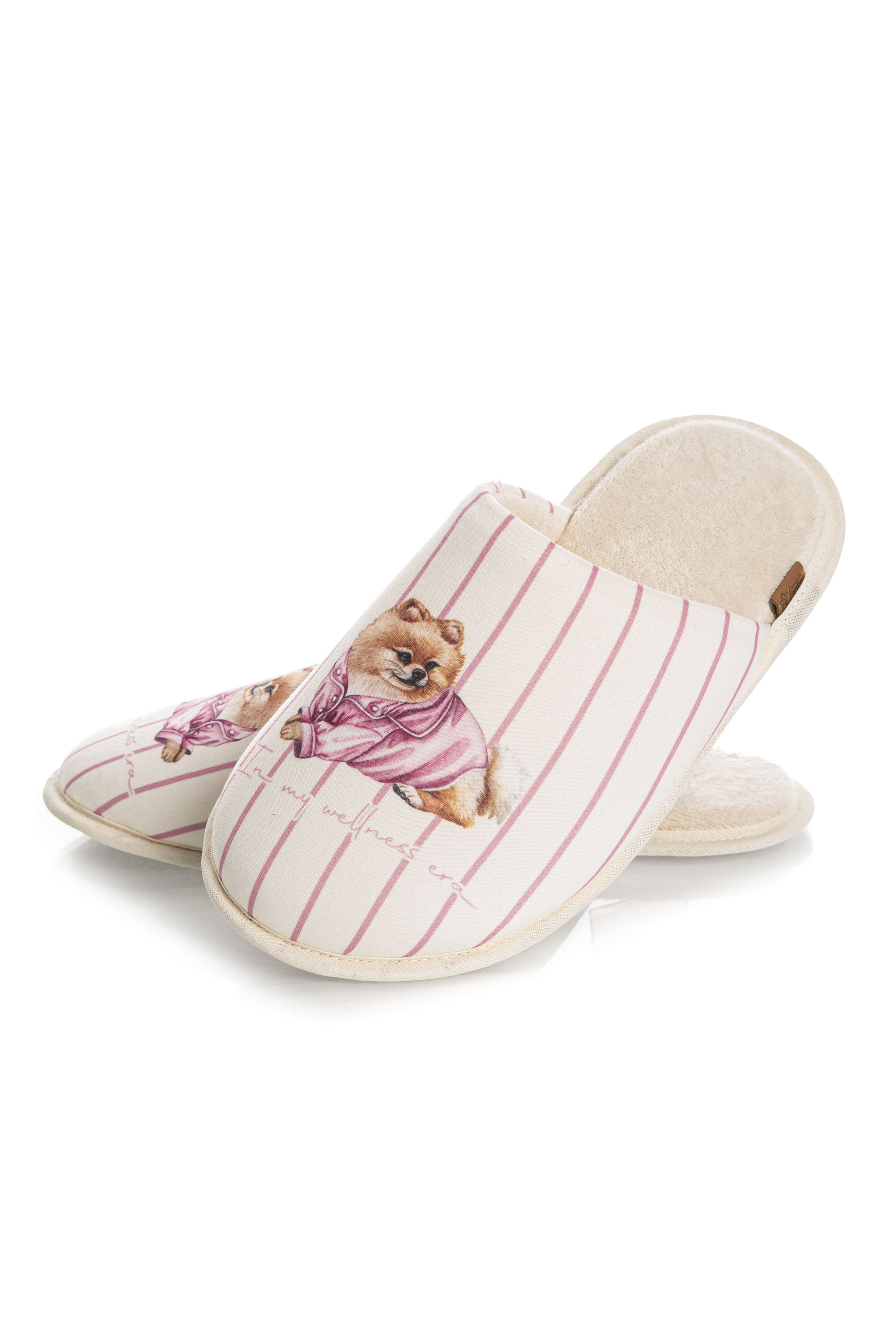 Chinelo Em Atoalhado Lyla Spa Branco - Imagem 1