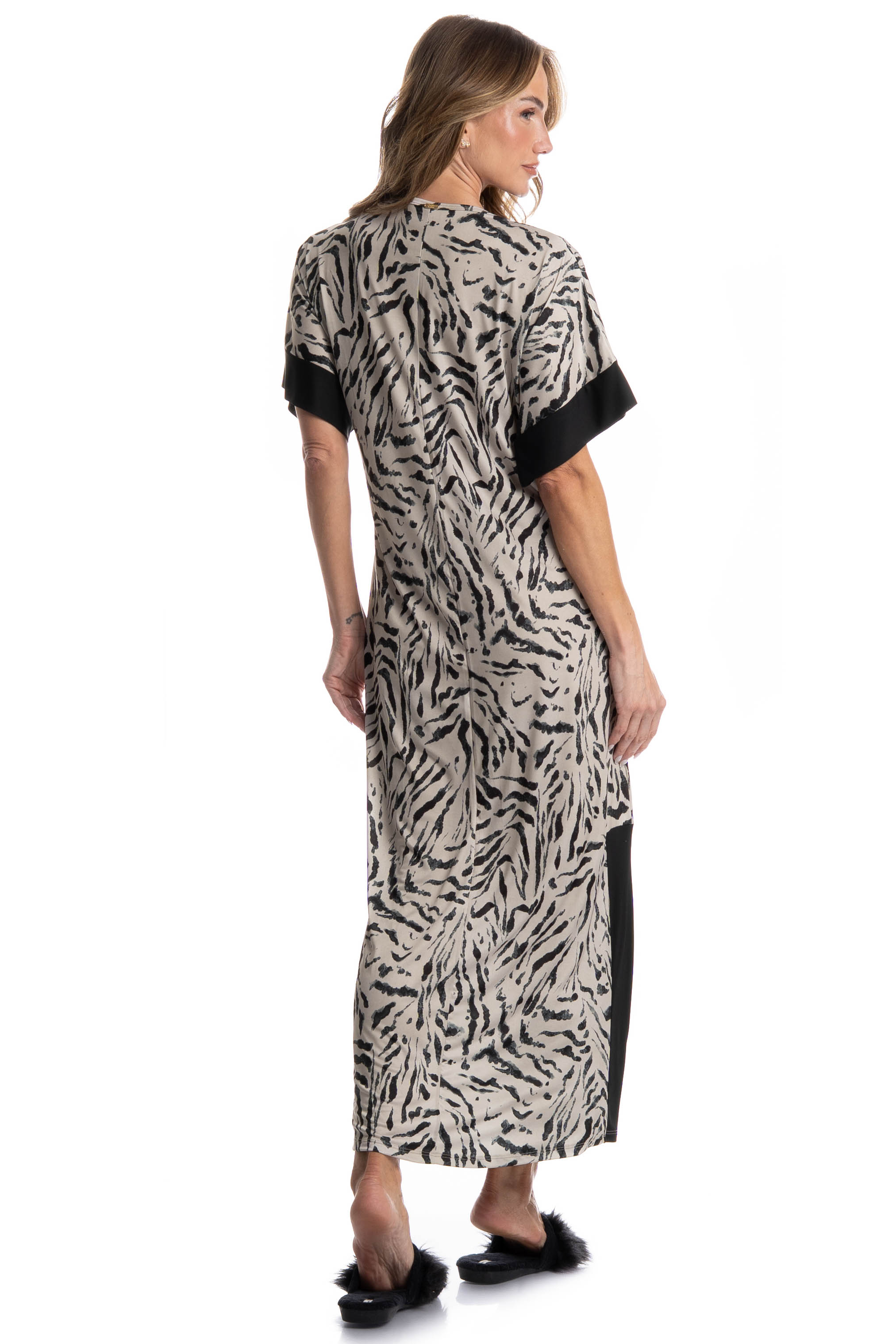 Kaftan Longo Felina Preto - Imagem 2