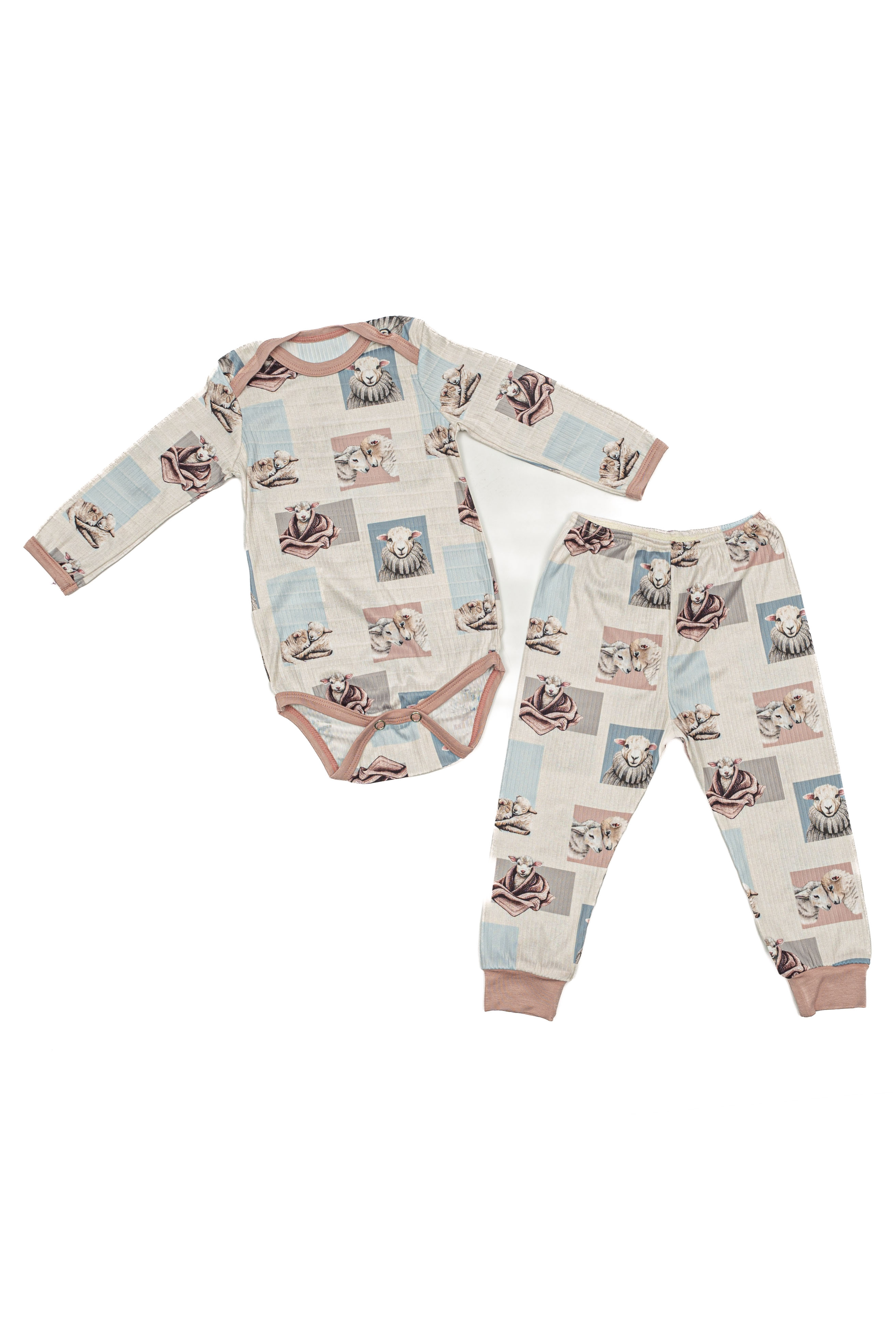 Conjunto Feminino Baby Sheep Branco - Imagem 1