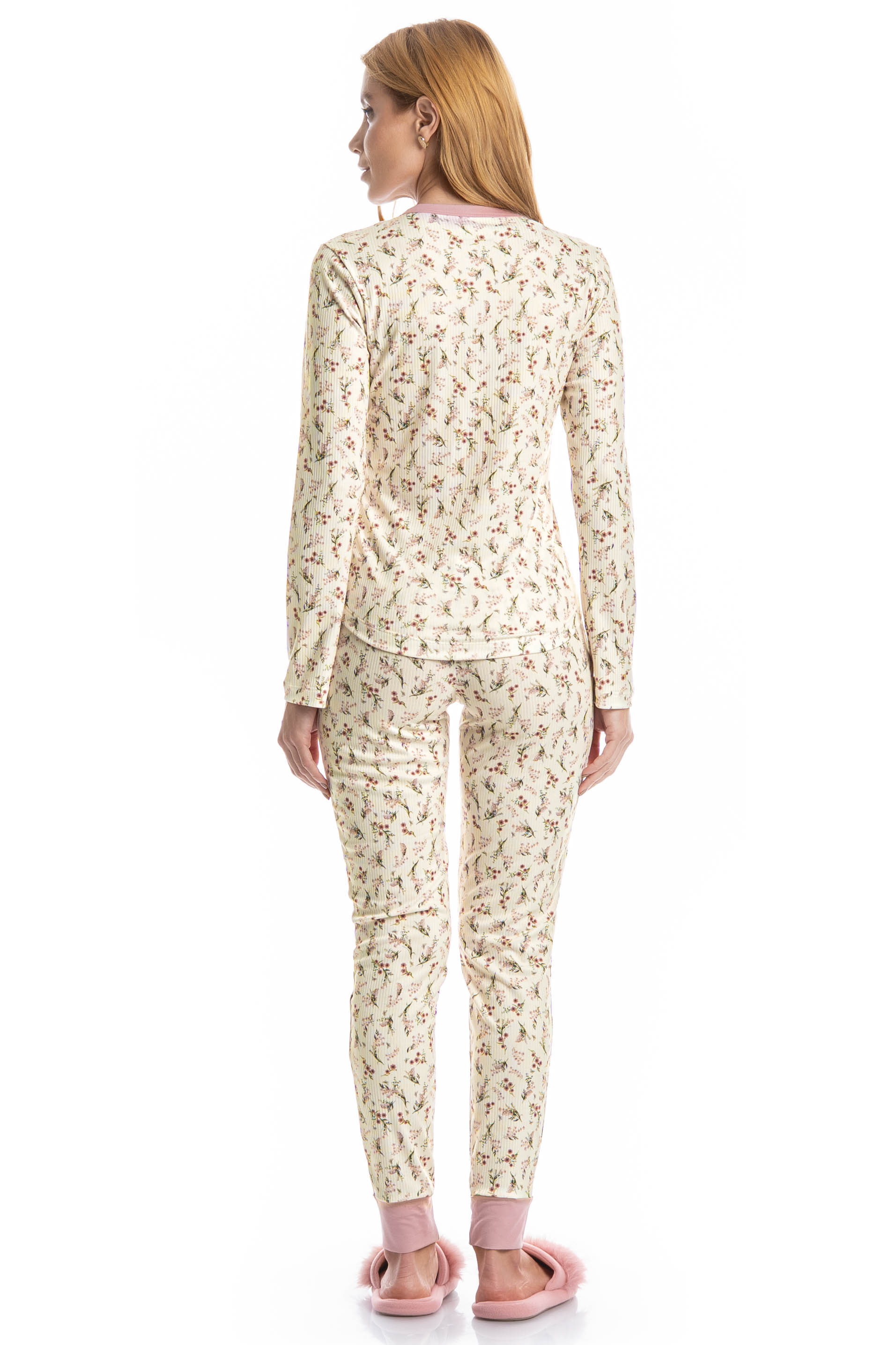 Pijama Slim Alice Branco - Imagem 2