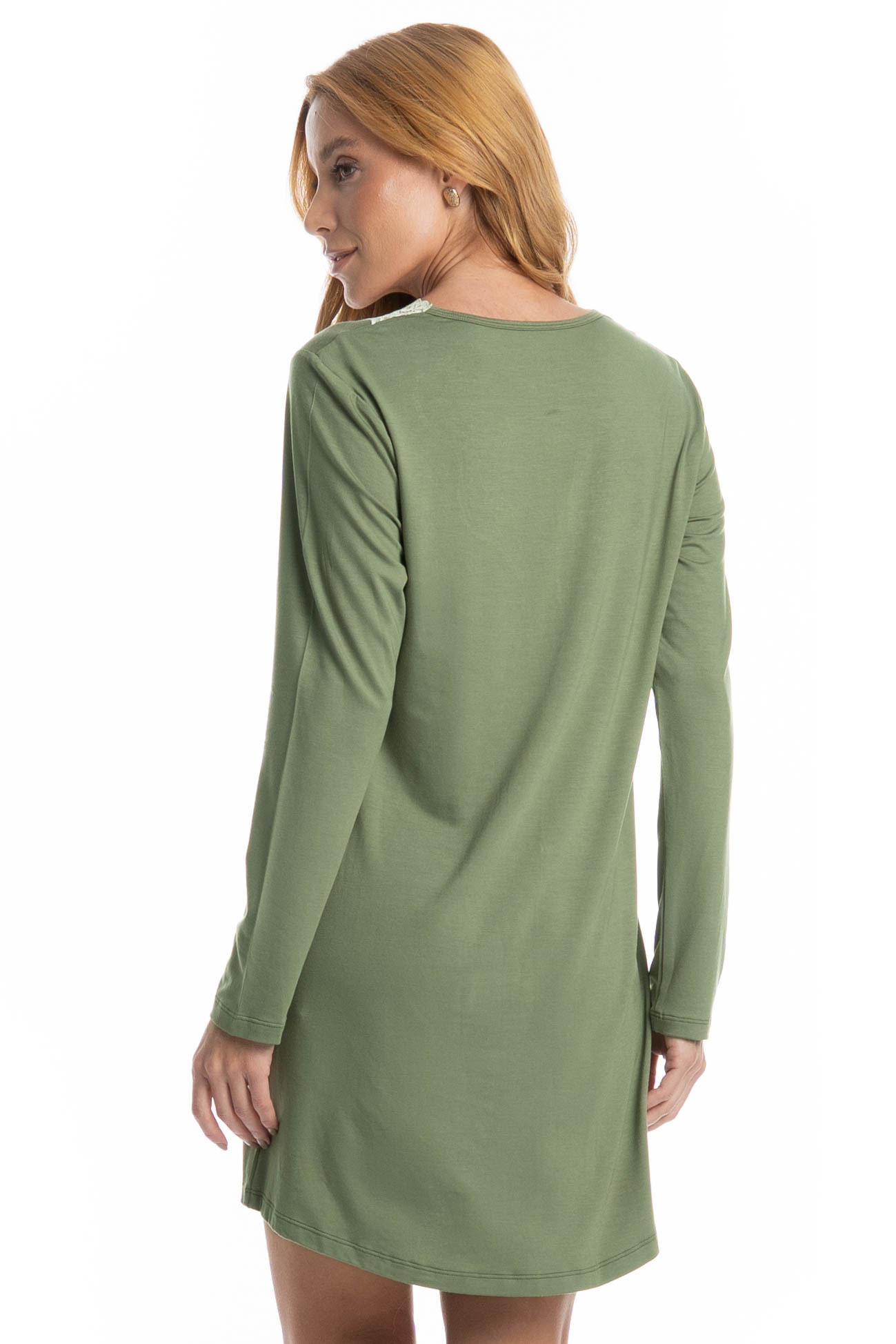 Camisão Manga Longa Marisa Verde - Imagem 2