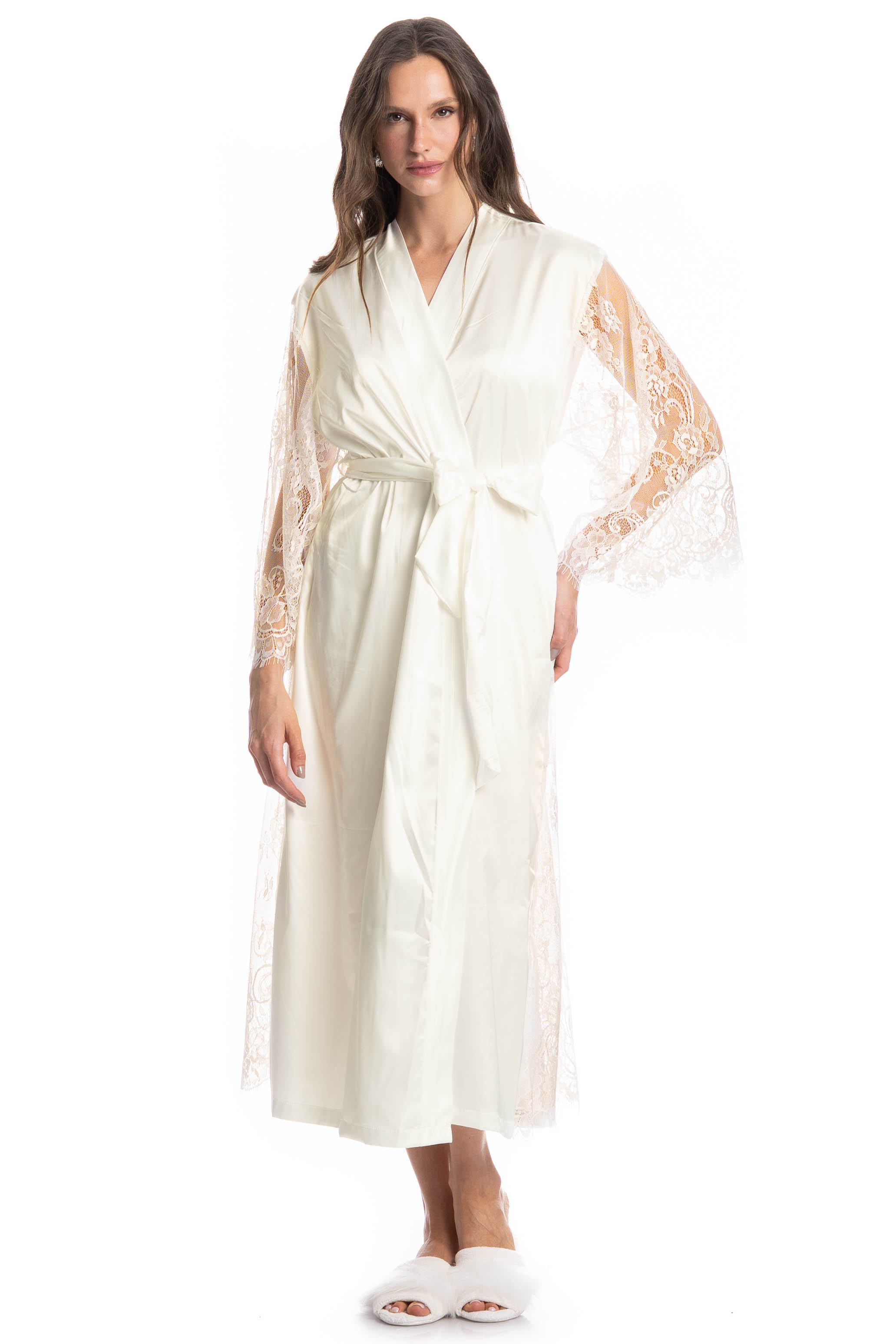 Robe Feminino Longo Maitê Branco - Imagem 1