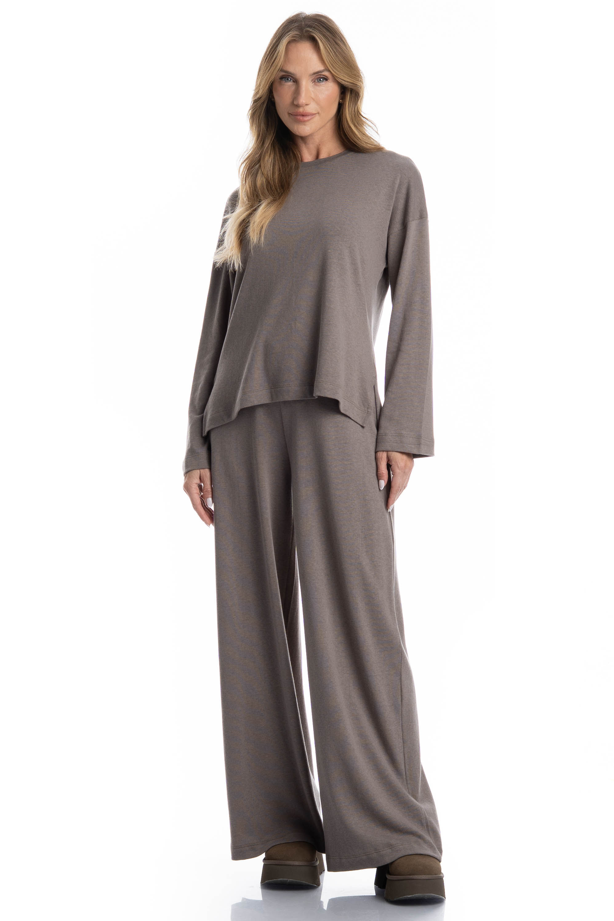 Conjunto Feminino Mariela Marrom - Imagem 1
