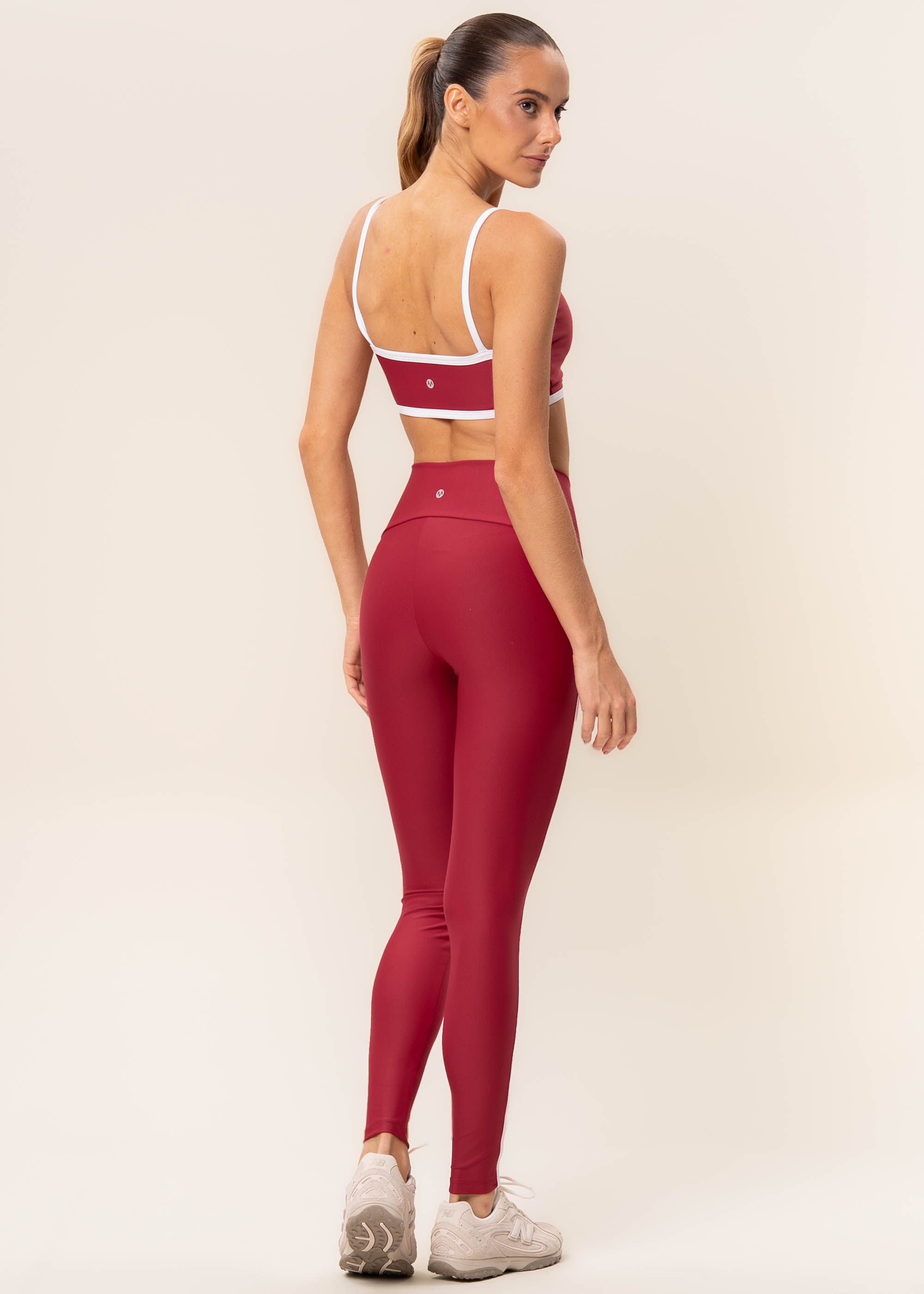 Calça Feminina Legging Invisible Slim Shape Curve Vivame Vermelho - Imagem 2