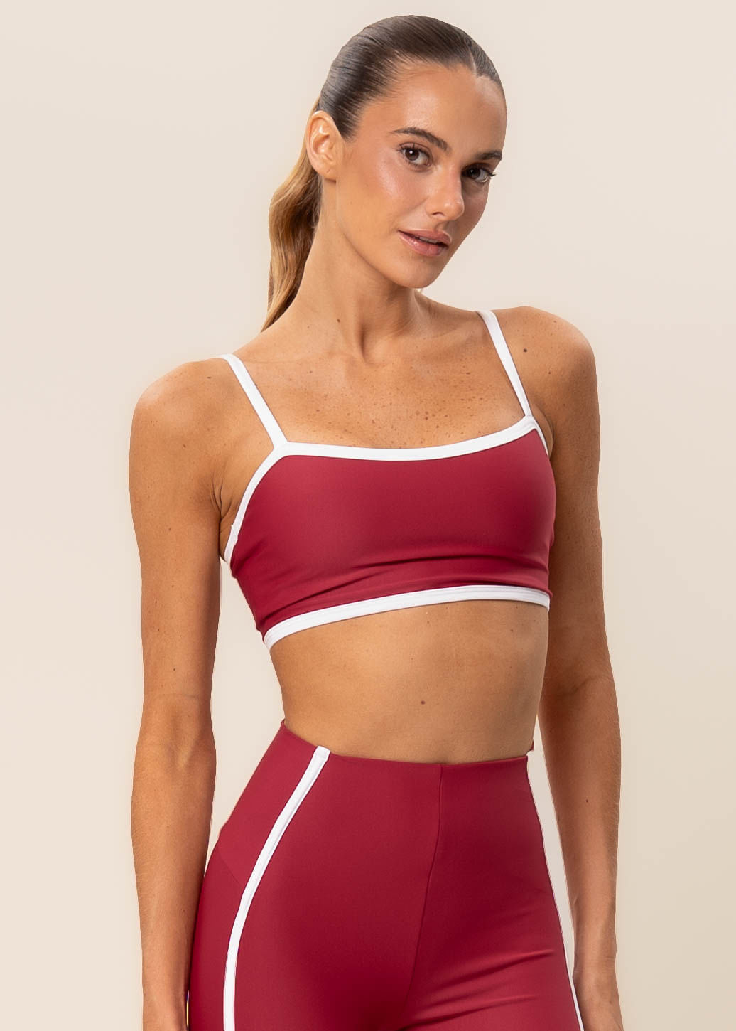 Top Alcinha Curve Vivame Vermelho - Imagem 1