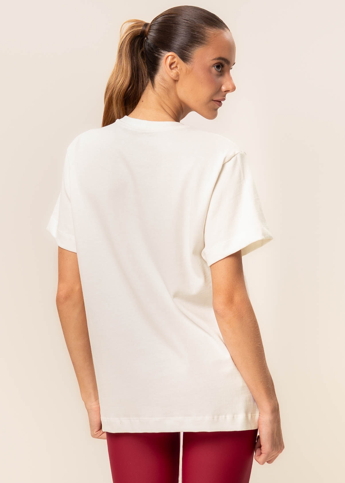 Camiseta Feminina Curve Vivame Bege - Imagem 2
