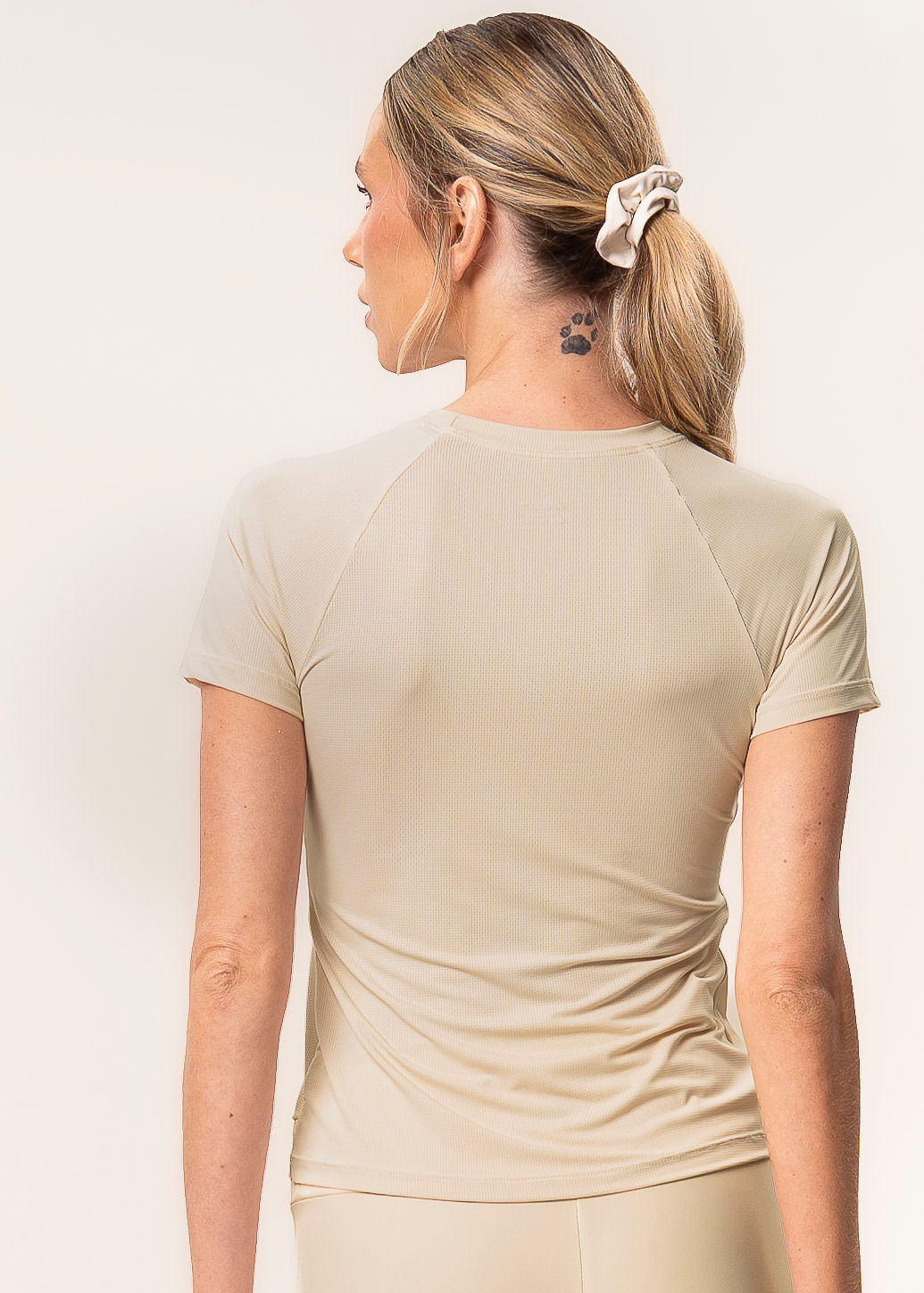 Camiseta Fit Balance Vivame Bege - Imagem 2
