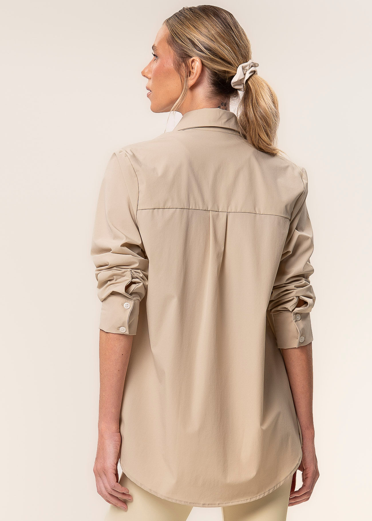 Camisa Feminina Kayla Vivame Bege - Imagem 2