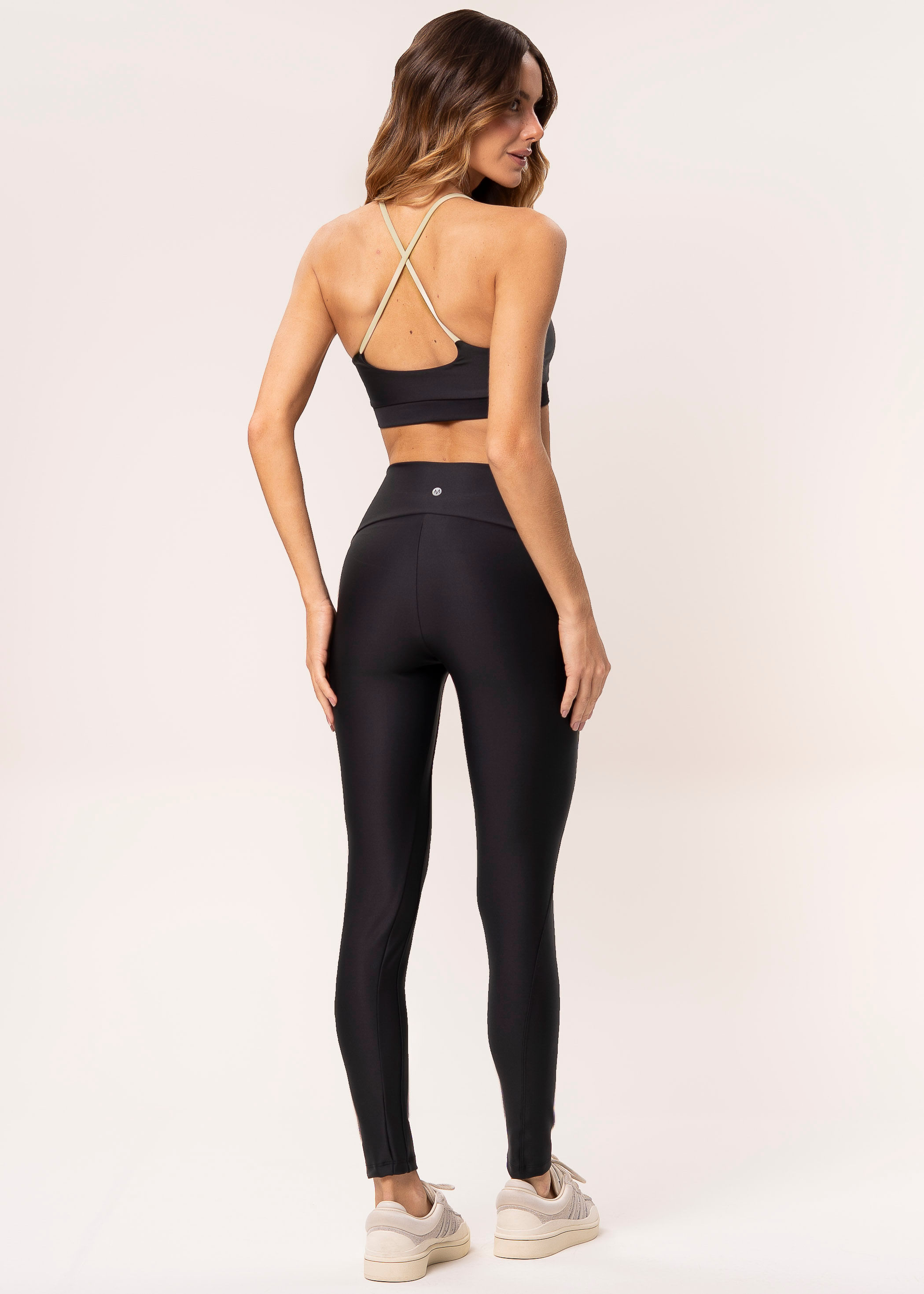 Calça Legging Invisible Slim Shape Dash Vivame Preto - Imagem 2