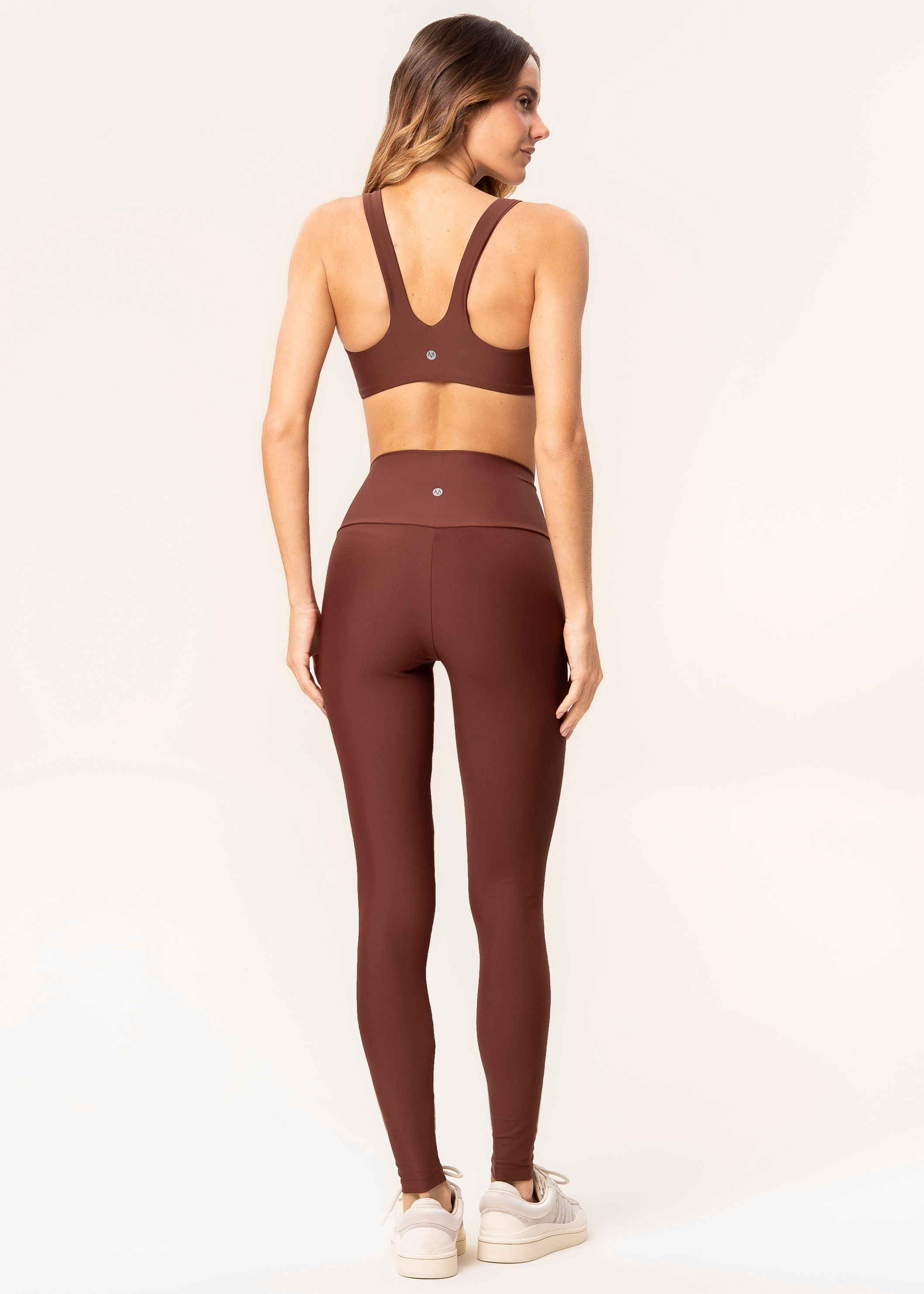 Calça Legging Seamless Shape Daily Vivame Marrom - Imagem 2