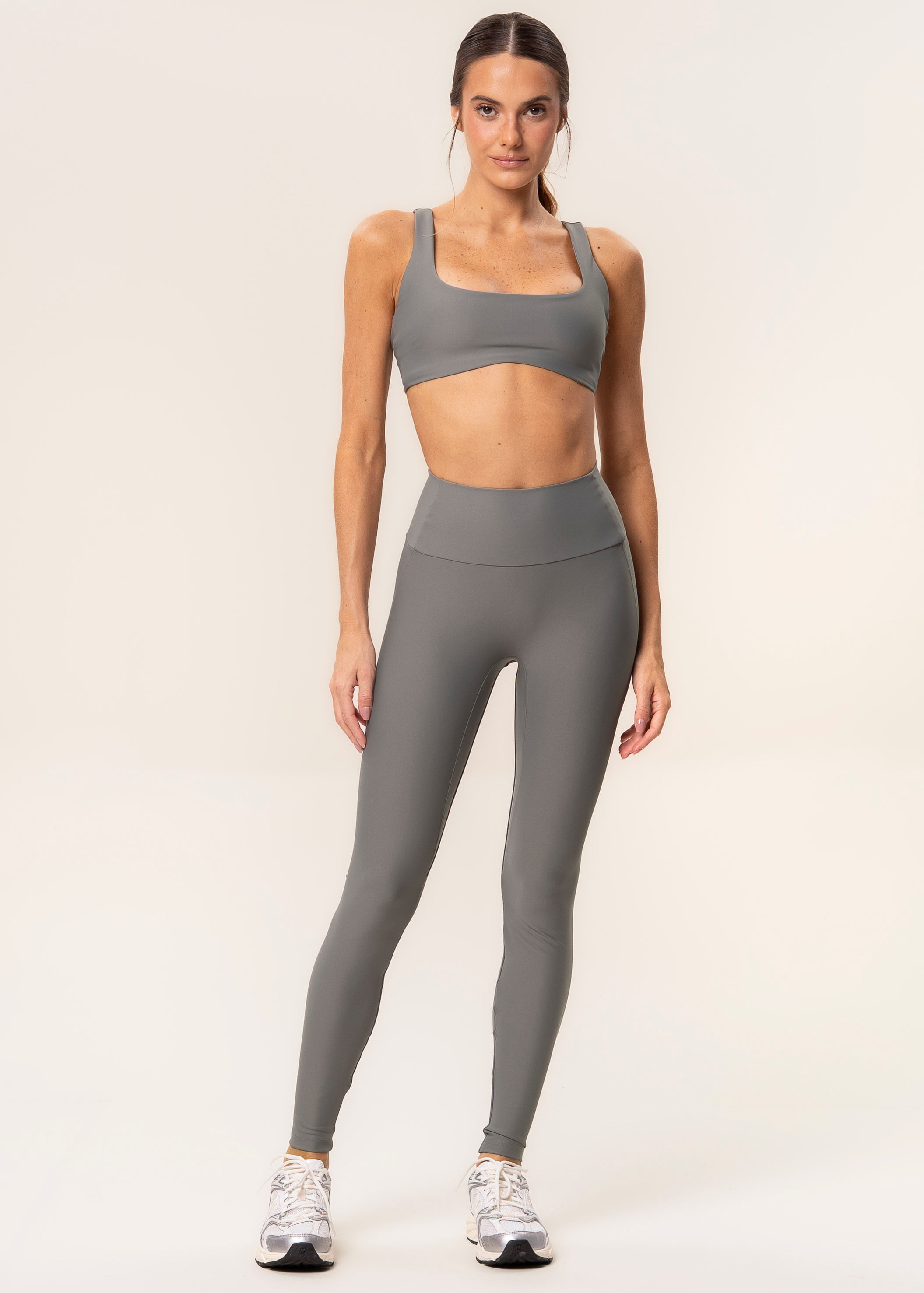 Calça Legging Seamless Shape Daily Vivame Cinza - Imagem 1