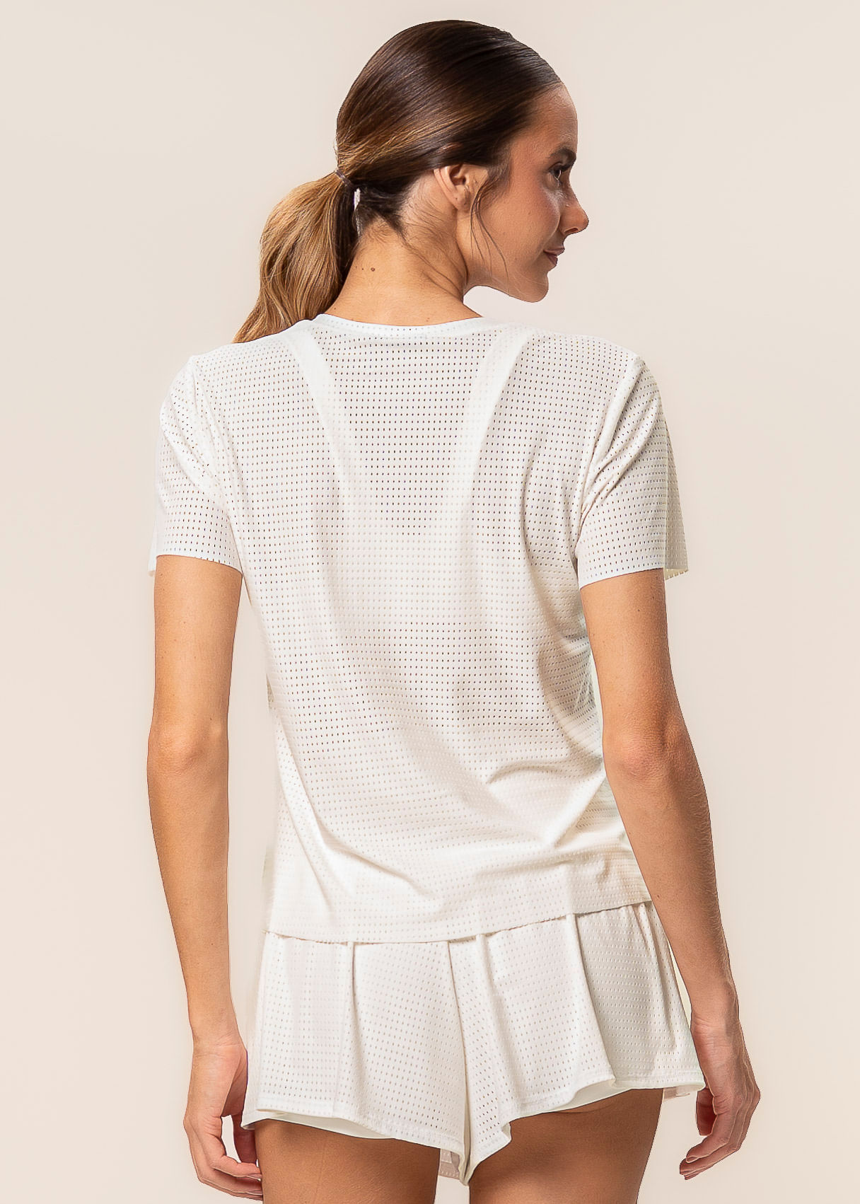 Camiseta Crop Daily Vivame Branco - Imagem 2