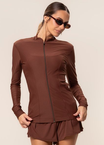 Jaqueta Fitted New Daily Vivame Marrom - Imagem 1