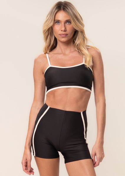 Shorts Curto Curve Invisible Slim Shape Preto - Imagem 1