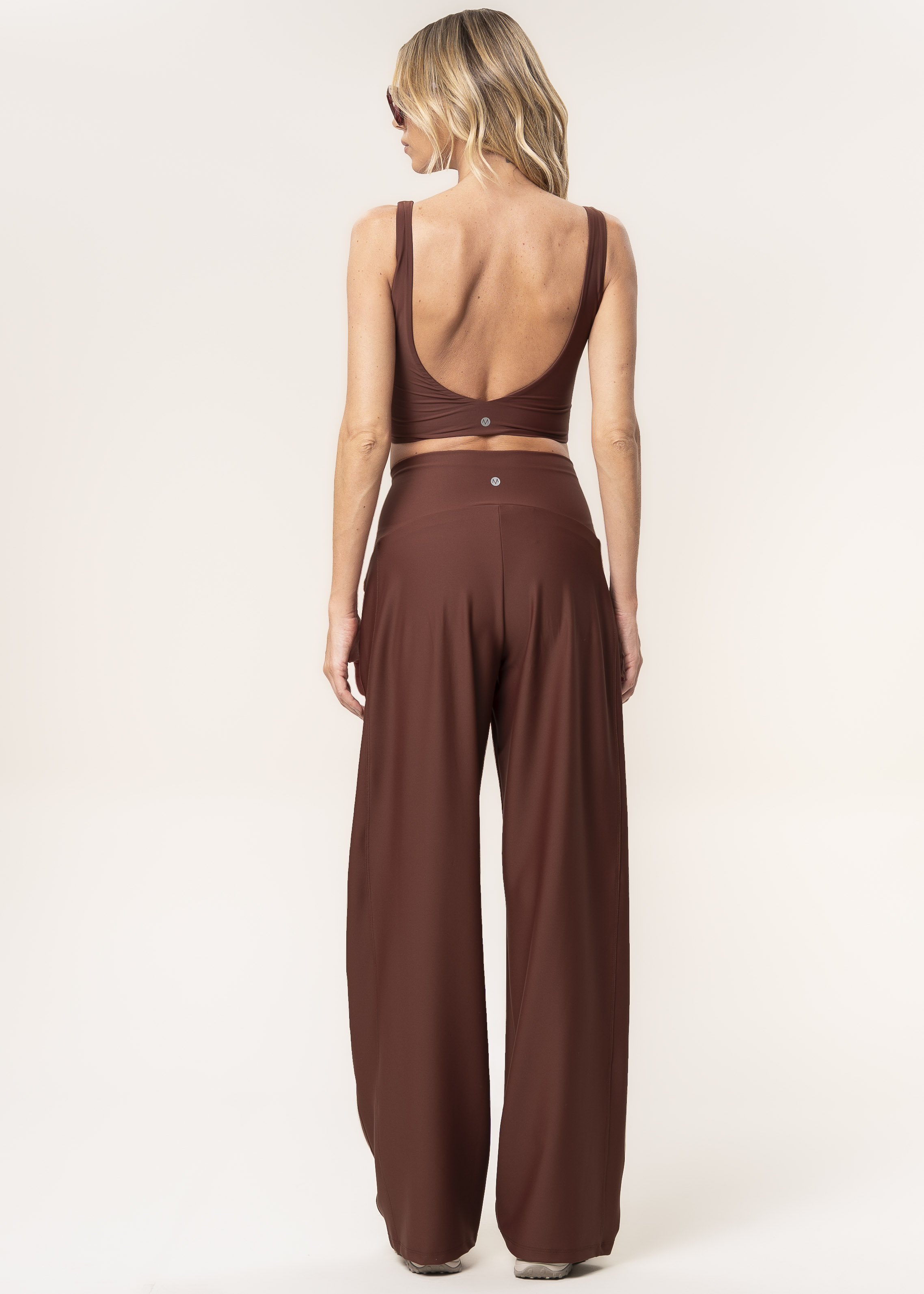Calça Ampla Invisible Slim Shape Elevate Vivame Marrom - Imagem 2