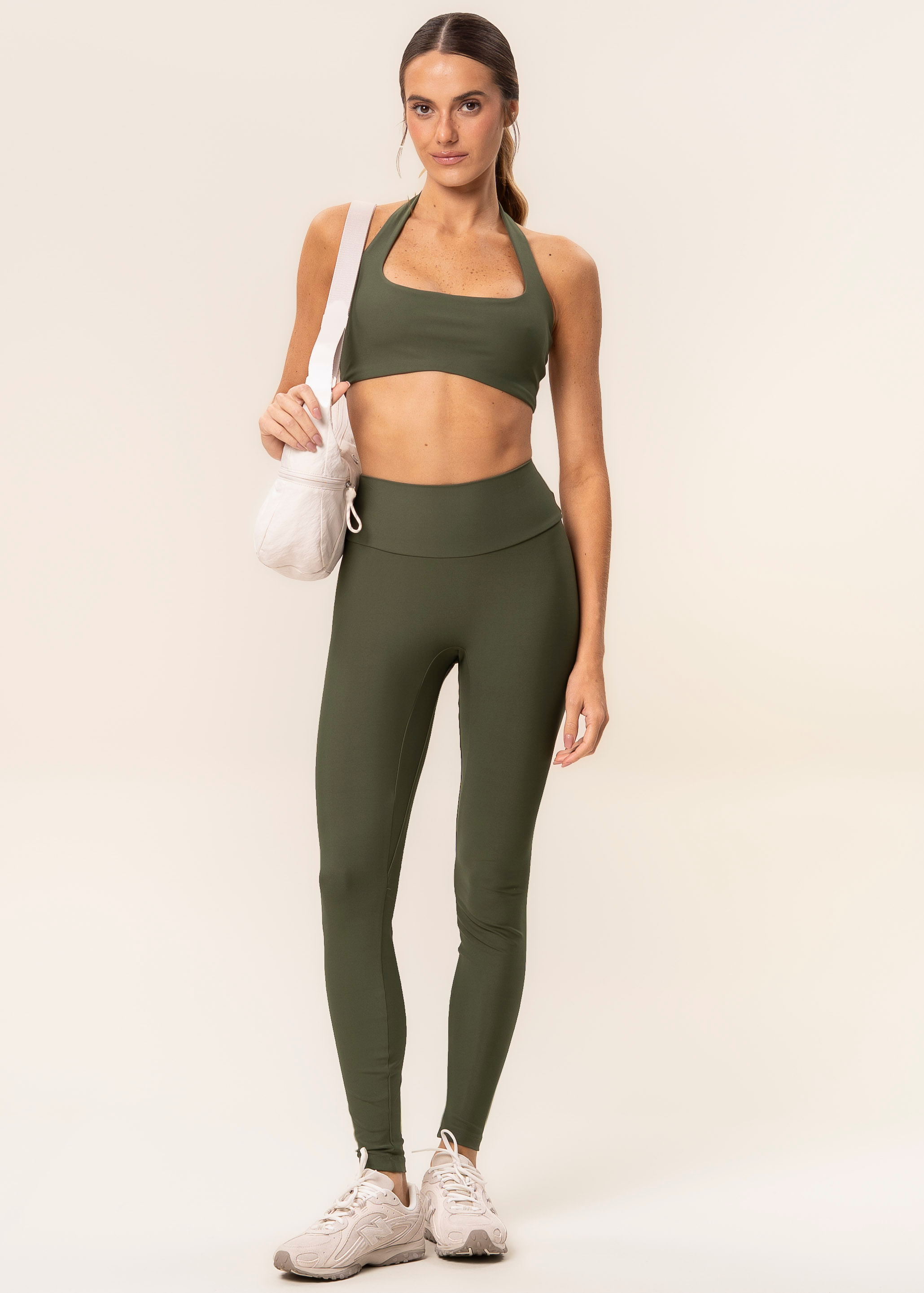 Calça Legging Seamless Shape Core Vivame Verde - Imagem 1