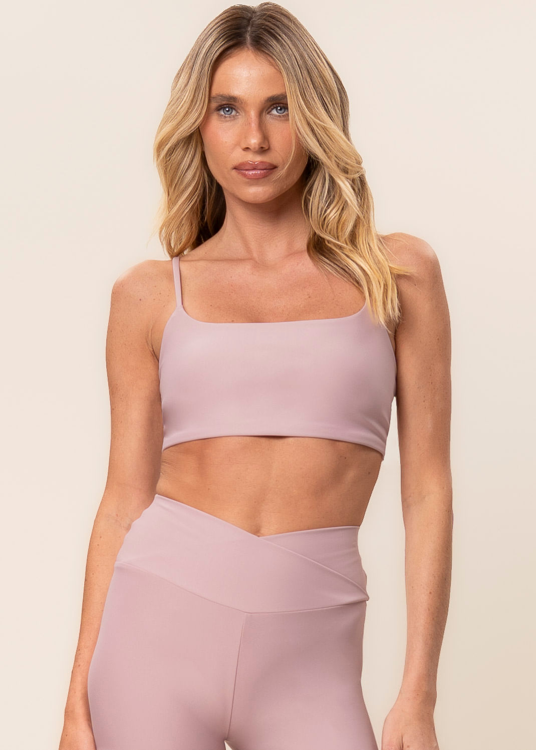 Top Costas Cruzadas Blushed Vivame Rosa-3 - Imagem 1
