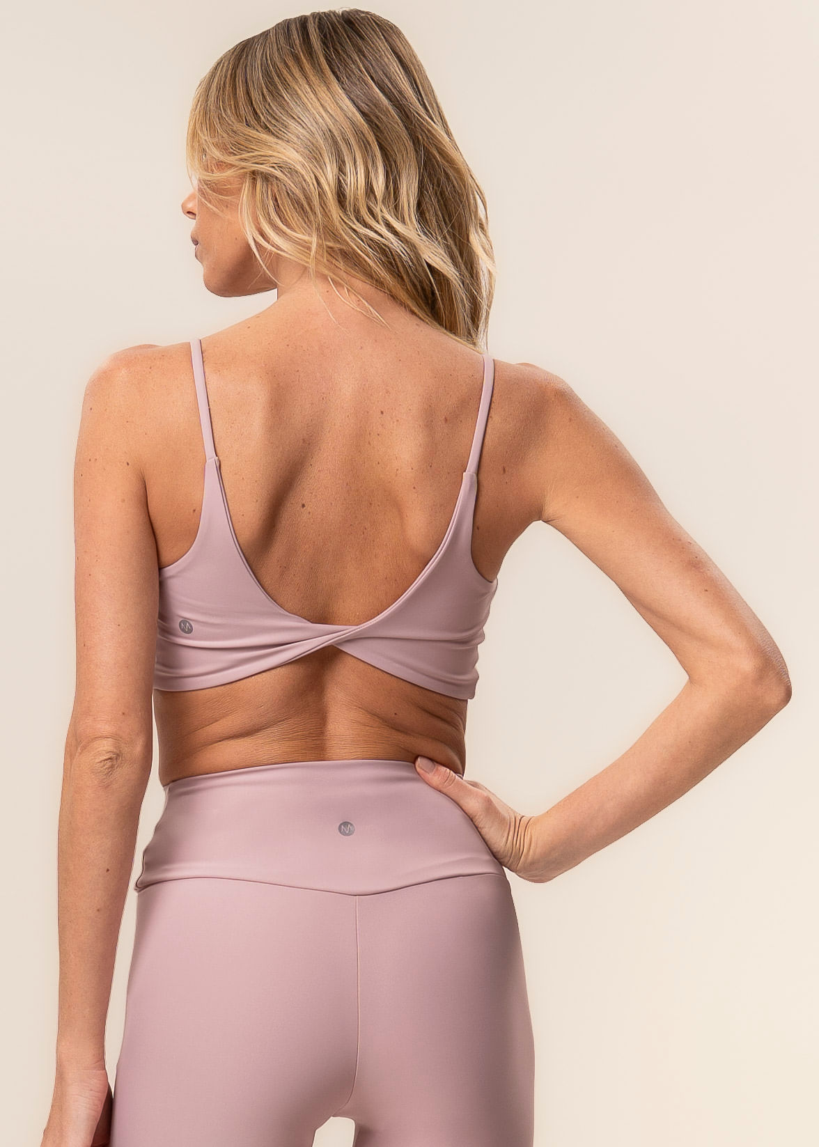 Top Costas Cruzadas Blushed Vivame Rosa-3 - Imagem 2