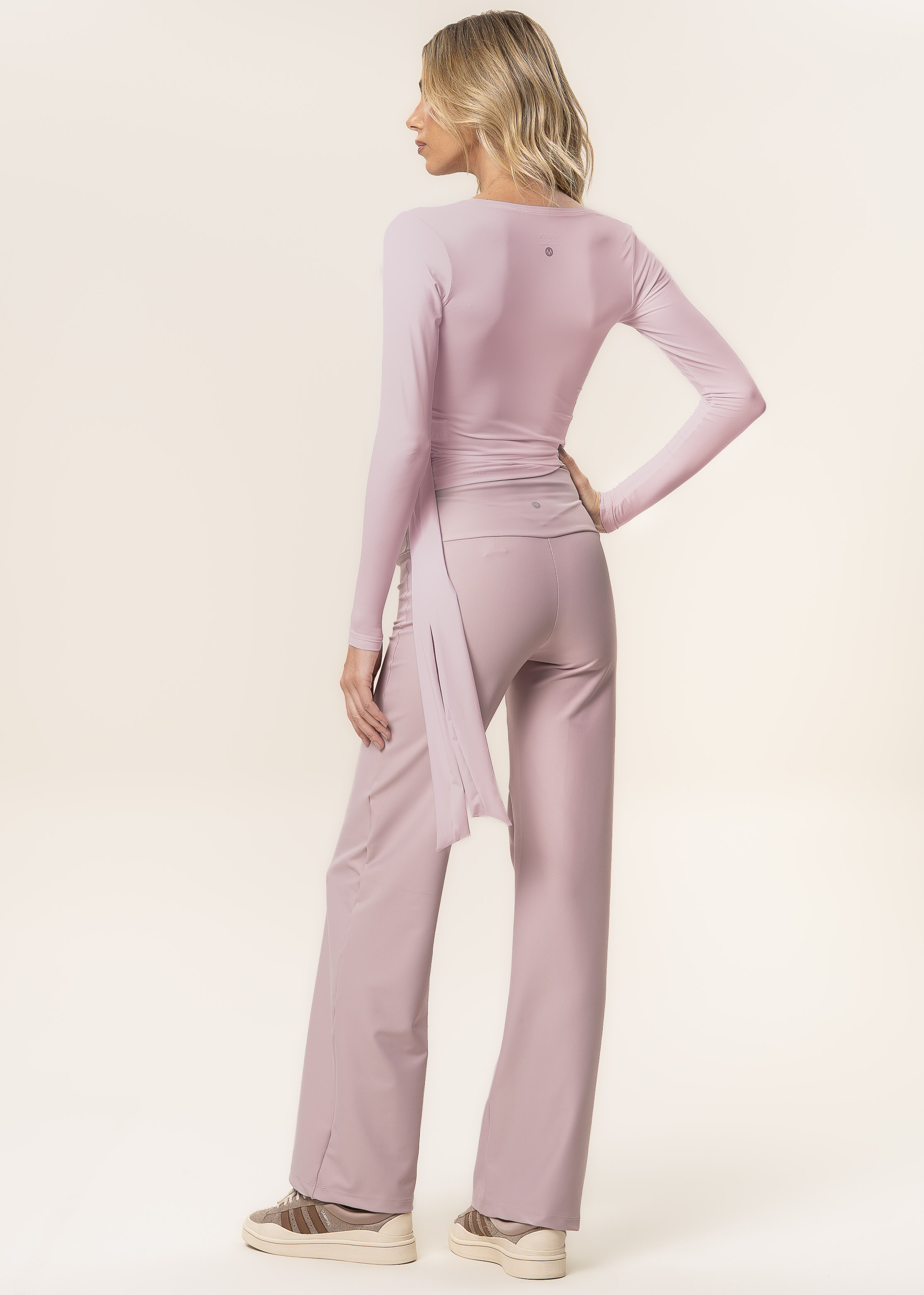 Calça Reta Seamless Shape Blushed Vivame Rosa-3 - Imagem 2