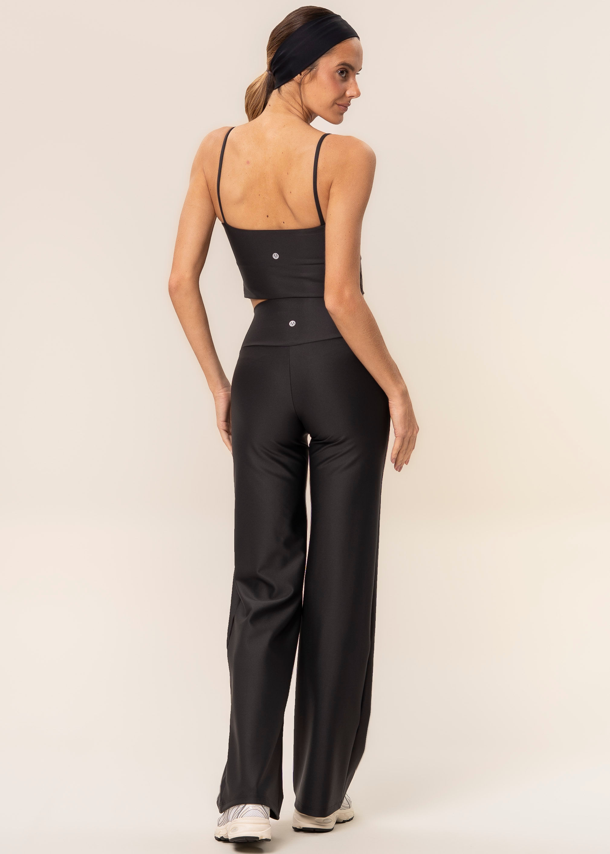 Calça Reta Seamless Shape Blushed Vivame Preto - Imagem 2