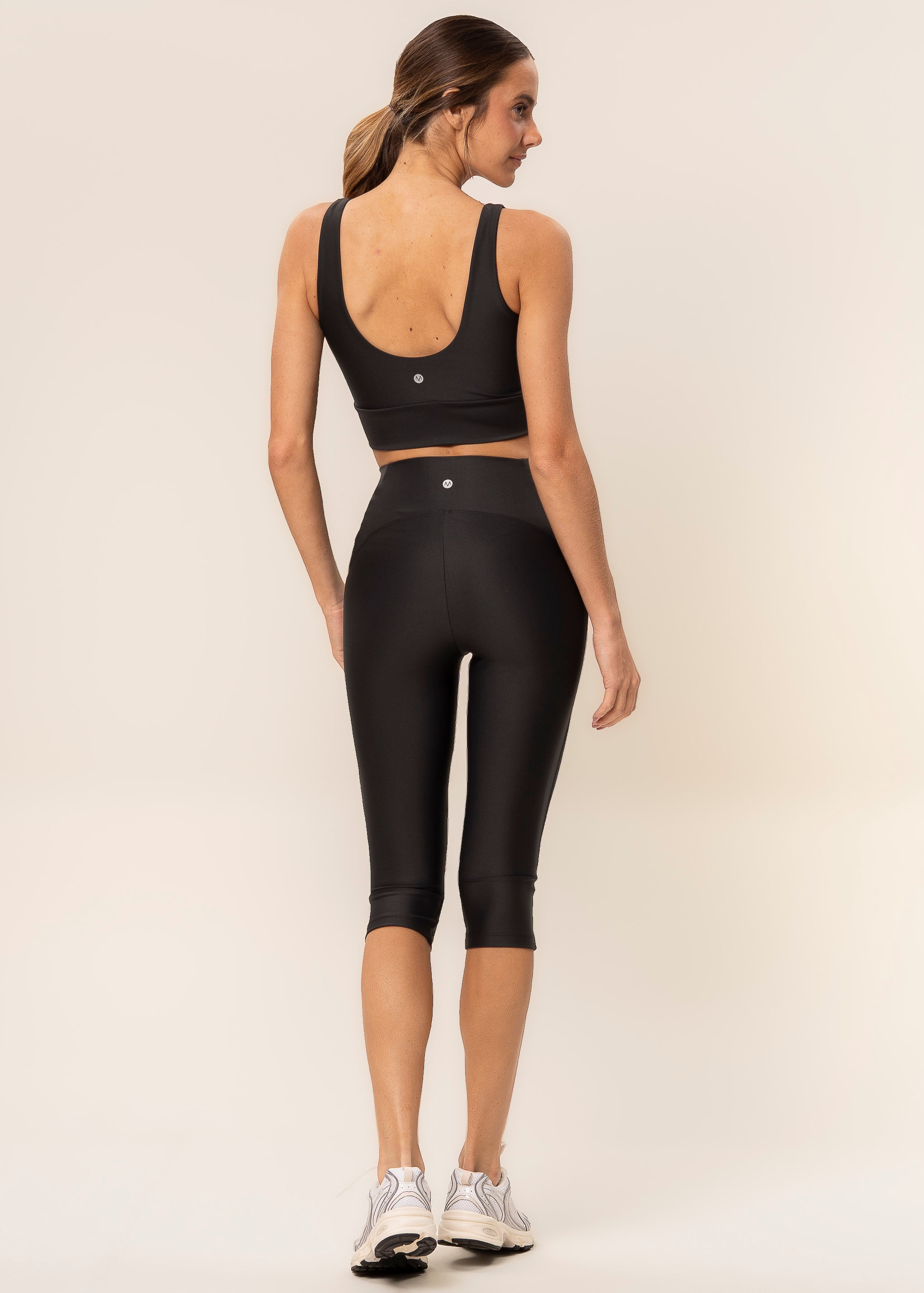 Calça Perfect Shape Capri Compress Vivame Preto - Imagem 2