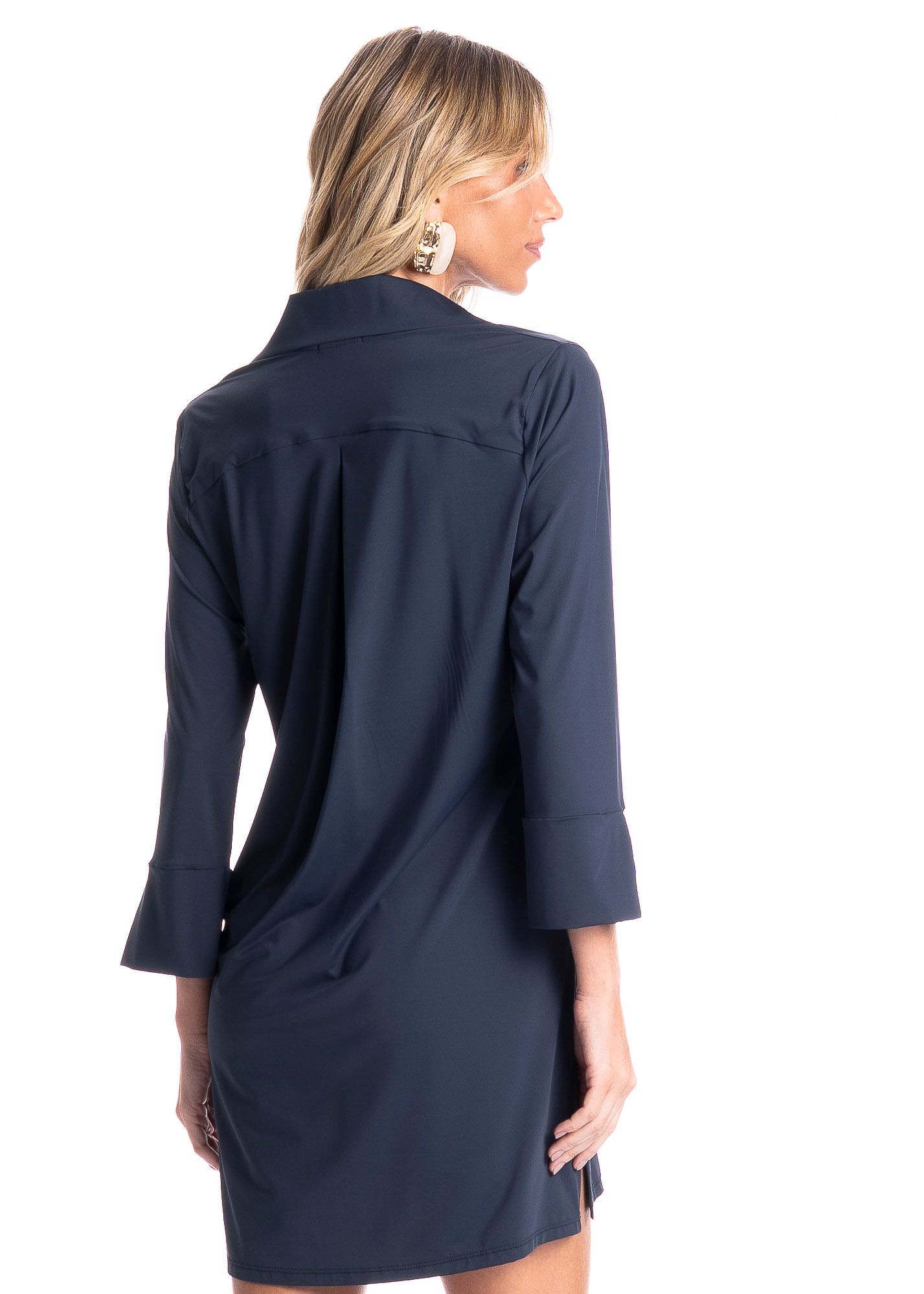 Camisa Feminina Breeze Azul-marinho - Imagem 2