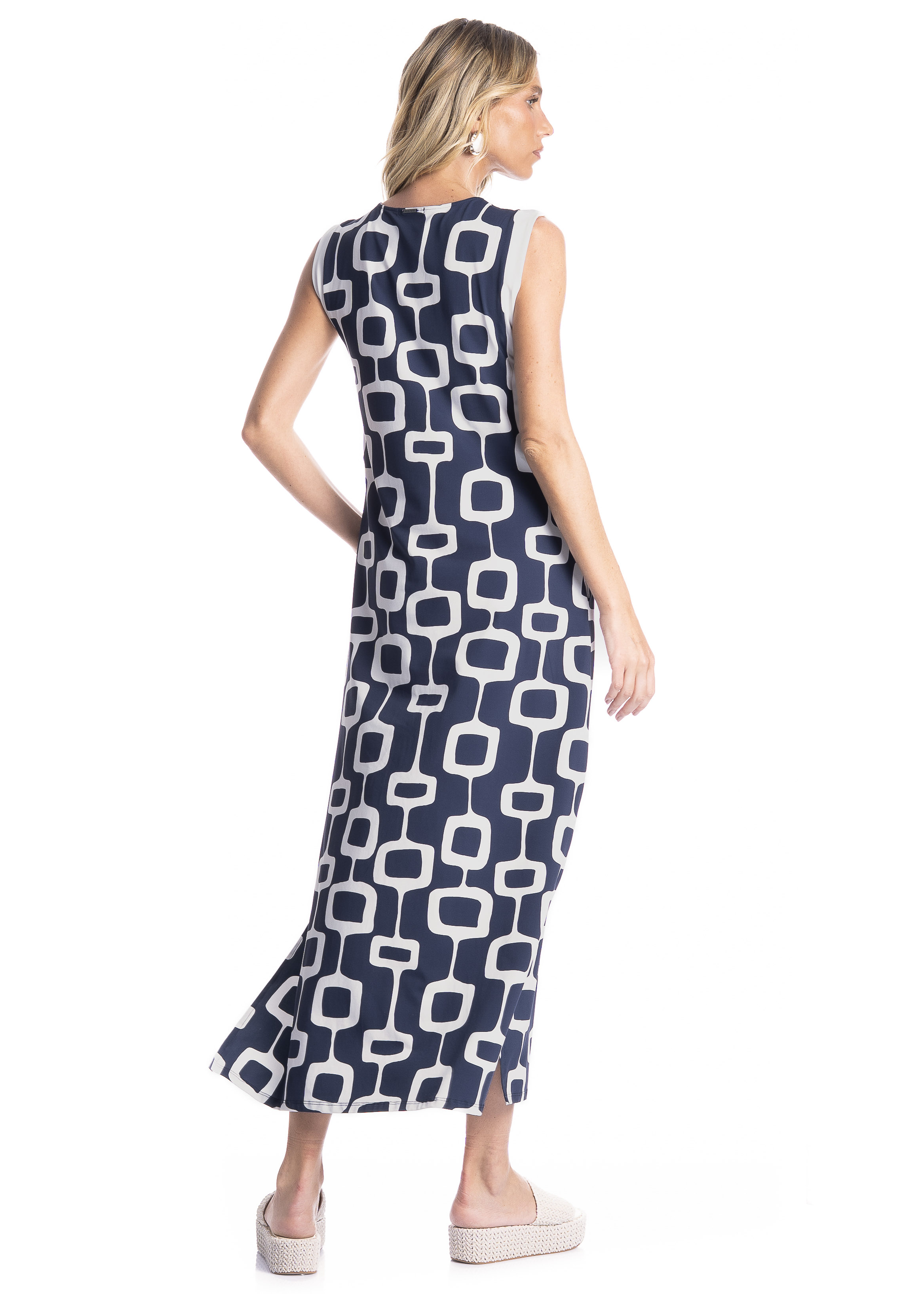 Vestido Feminino Regata Nós Azul-marinho - Imagem 2