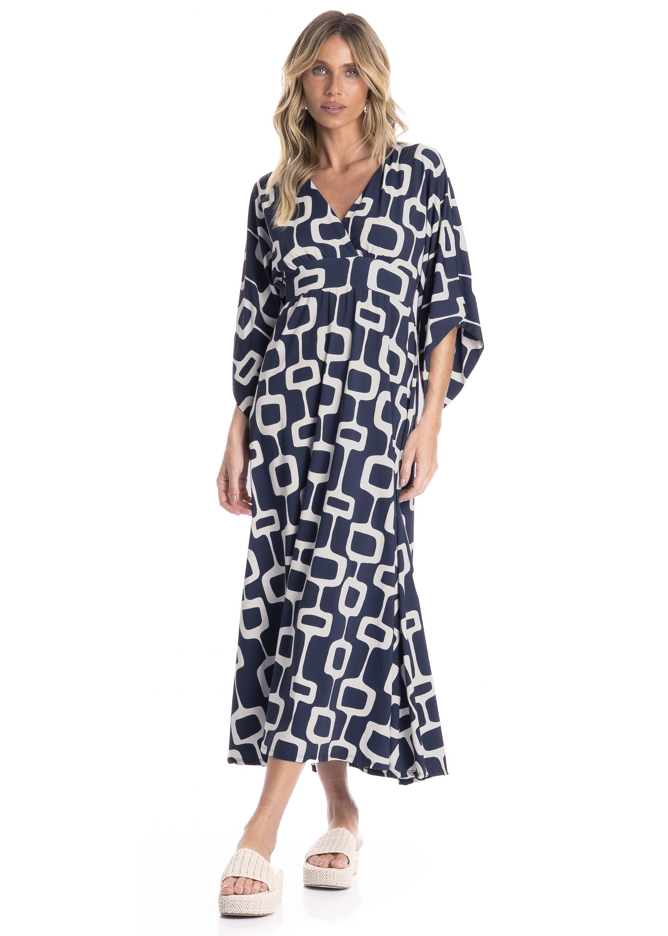 Kaftan Feminino Nós Azul-marinho - Imagem 1