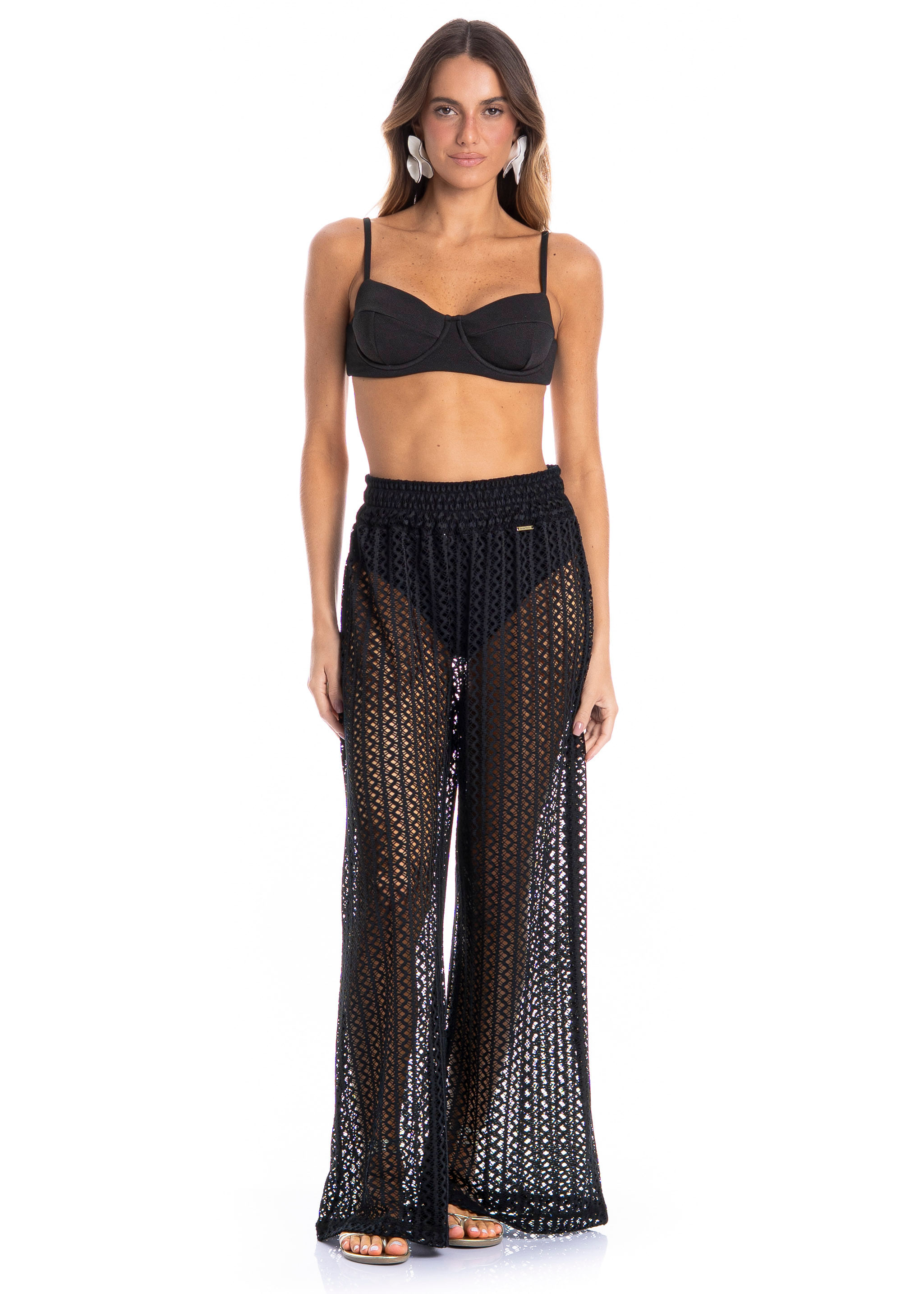 Calça Feminina Oásis Preto - Imagem 1