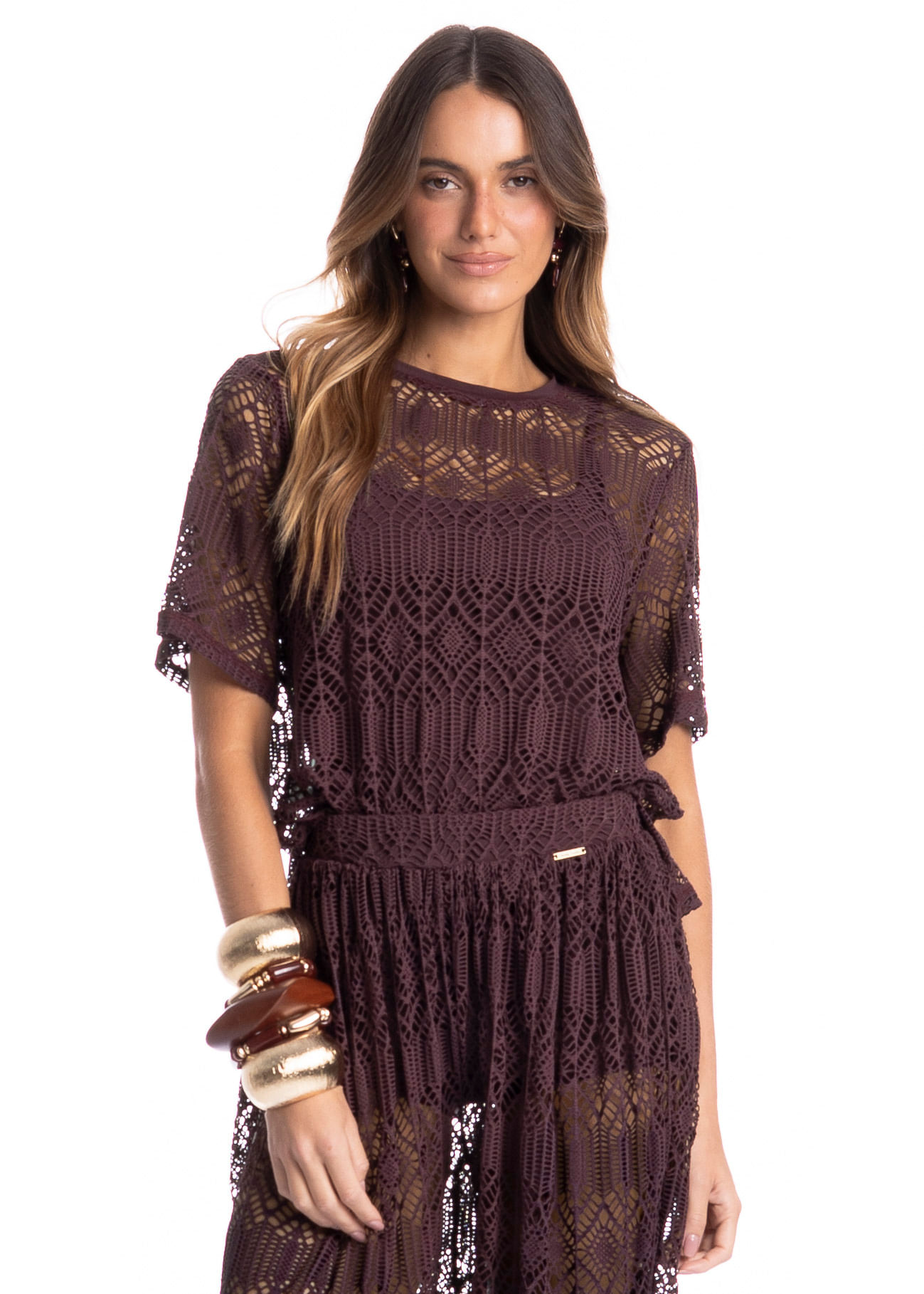 Blusa Feminina Barolo Vermelho - Imagem 1