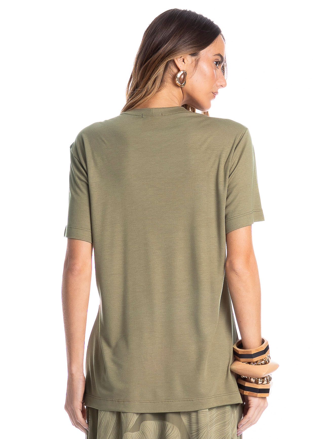 Camiseta Feminina Bruma Verde - Imagem 2