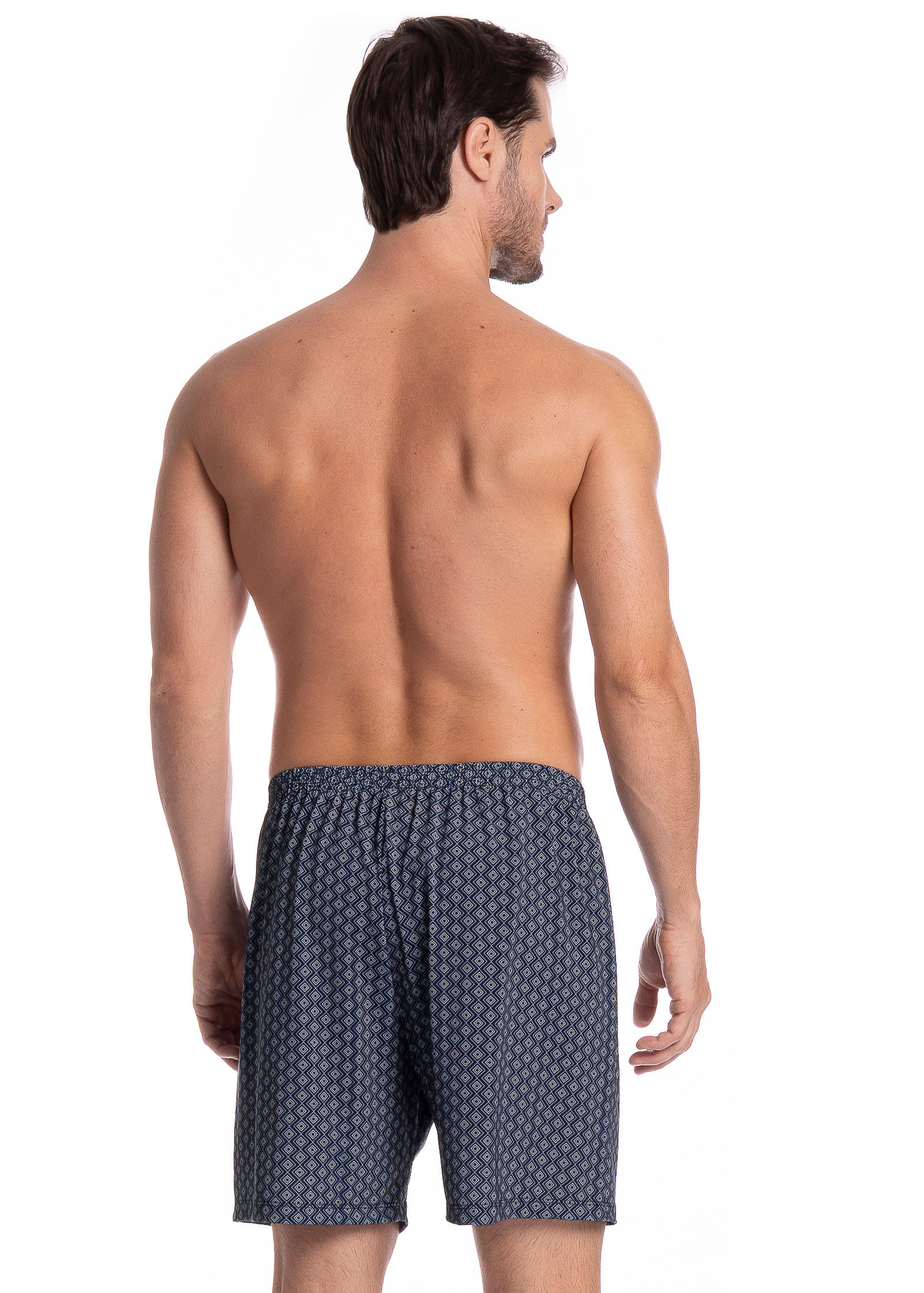 Boxer Masculina Clóvis Tombini Azul marinho-2 - Imagem 2