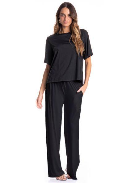 Calça Feminina Málaga Madrid Preto - Imagem 1