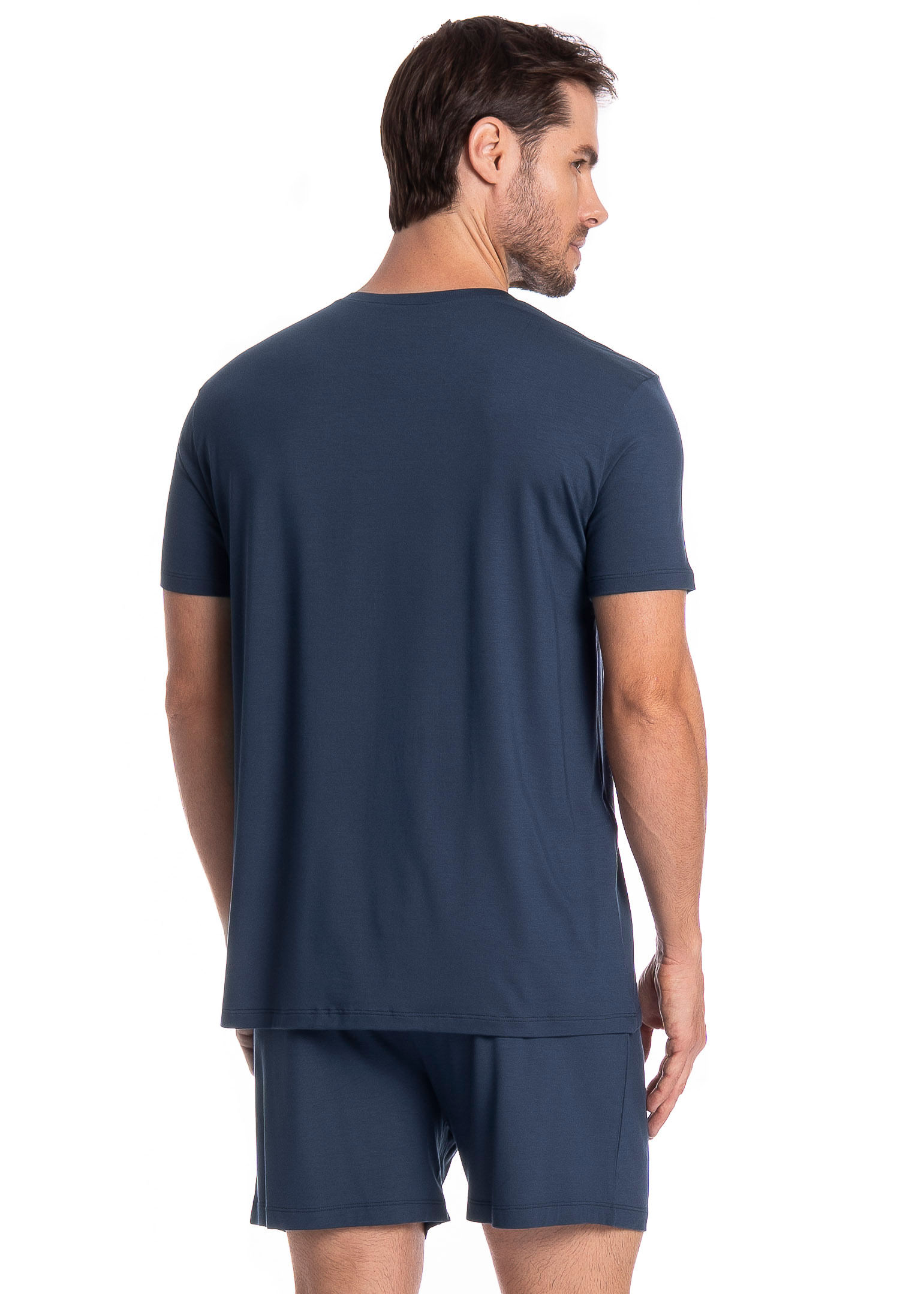 Camiseta Masculina Roma Tombini Azul-marinho - Imagem 2