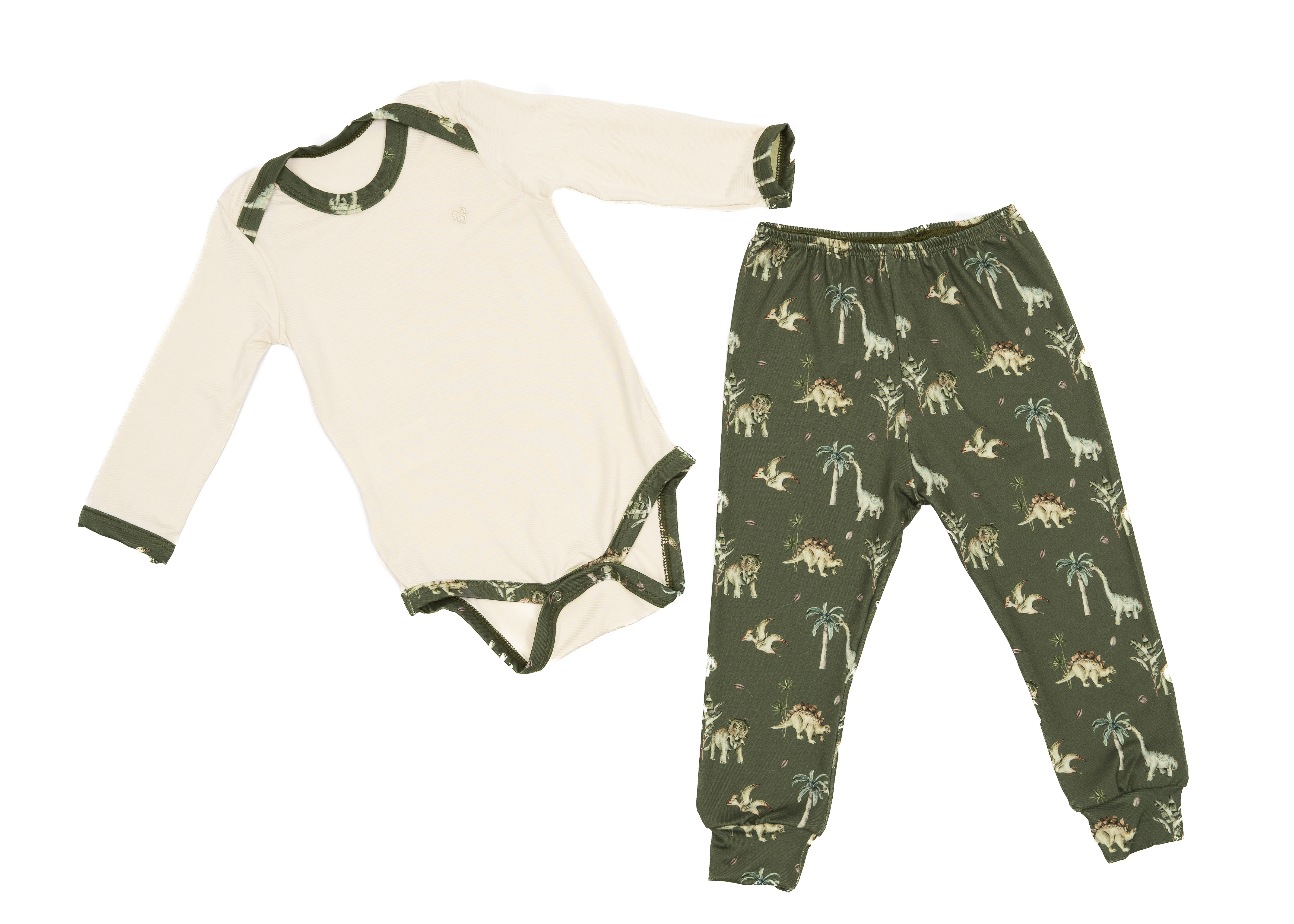 Conjunto Baby Dino Verde - Imagem 1