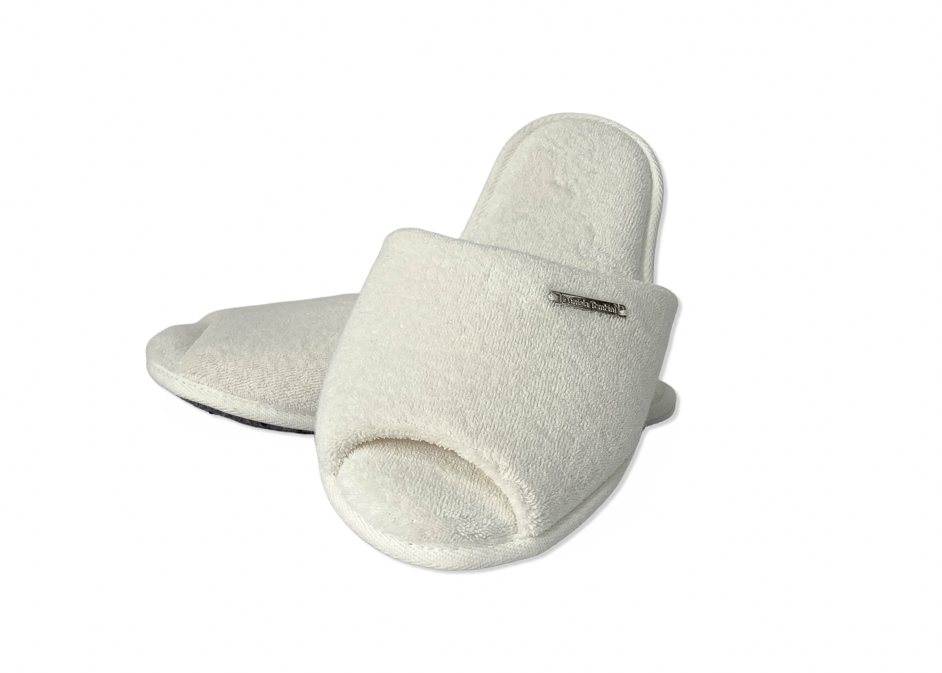Chinelo Feminino Em Atoalhado Classic Branco - Imagem 1
